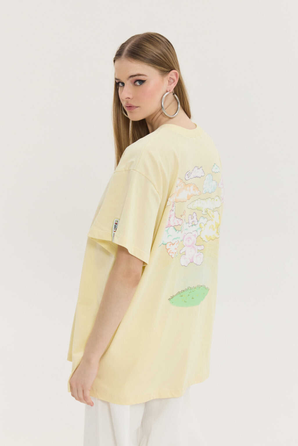 Hemithea Cheetah T-shirt Yellow (Clouds)