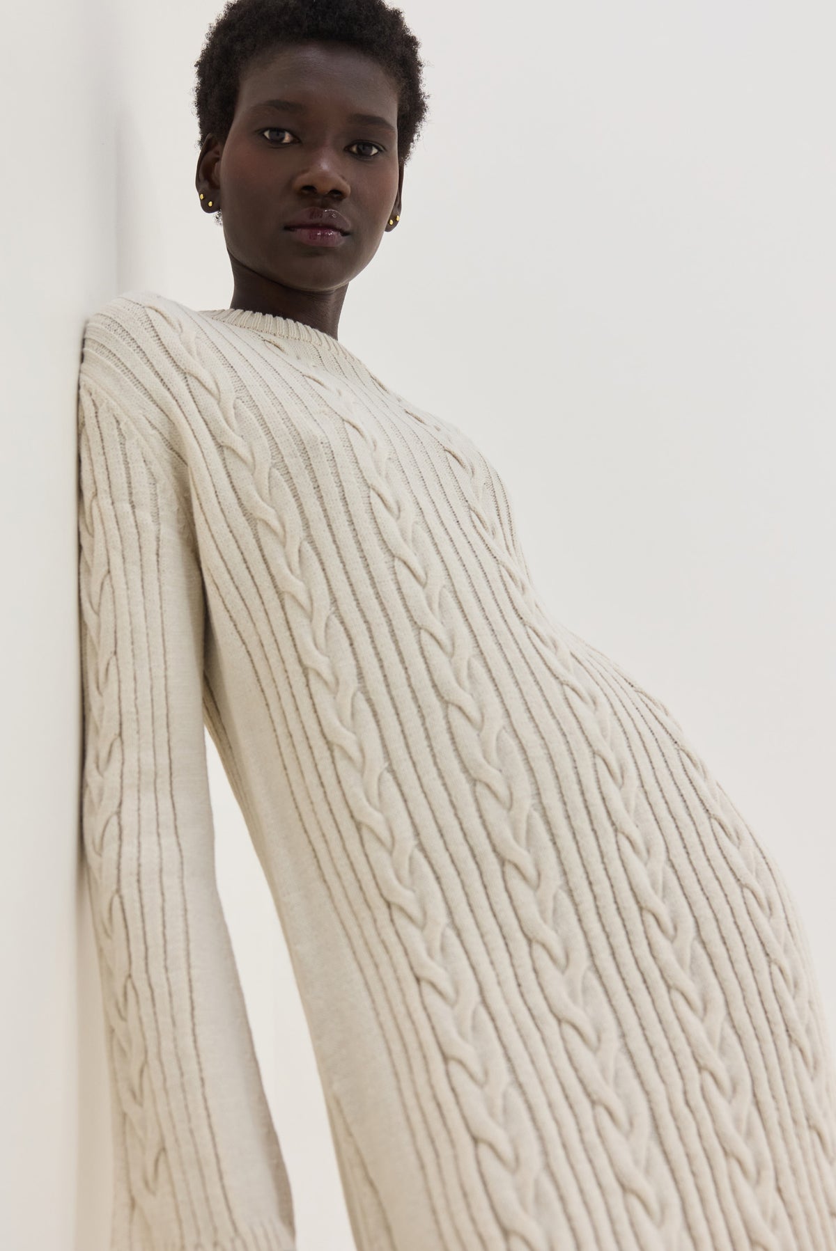 Hemithea Aludra Knitted Φόρεμα (Μπεζ)