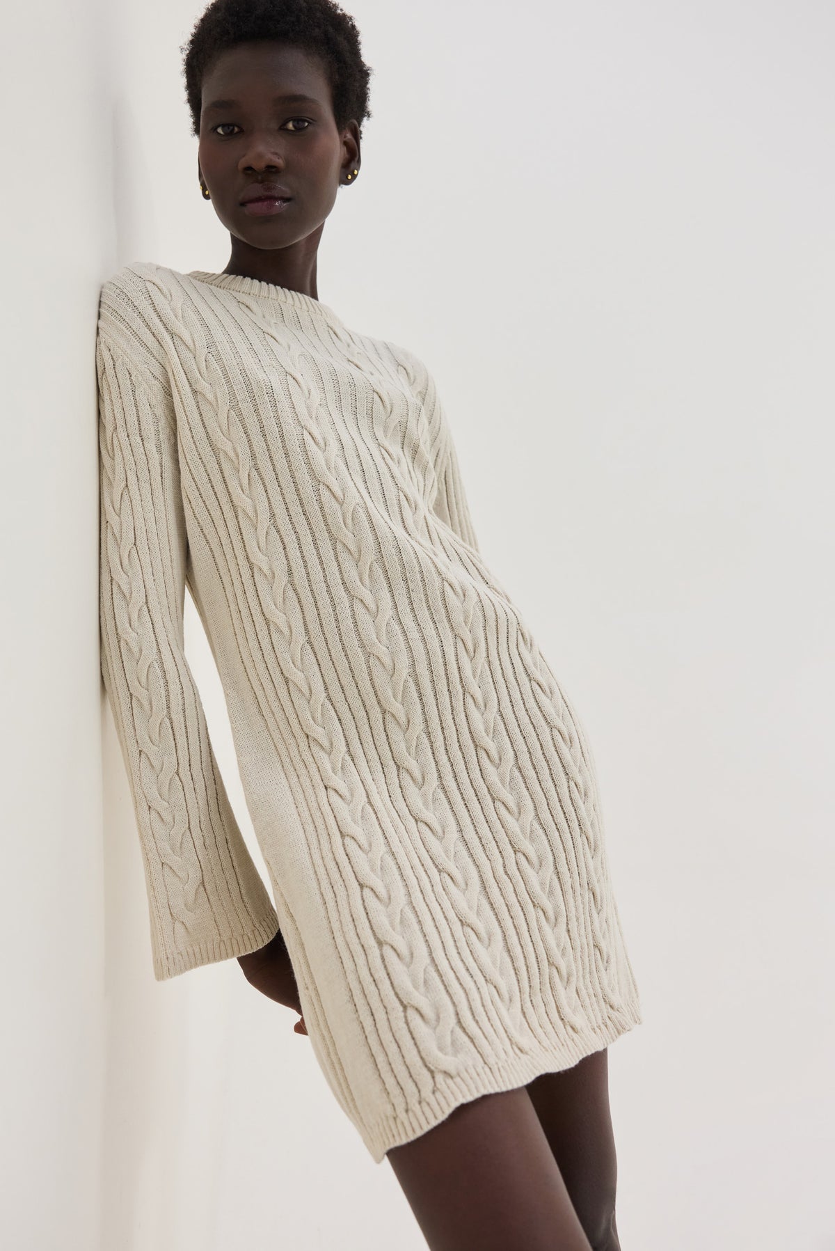 Hemithea Aludra Knitted Φόρεμα (Μπεζ)