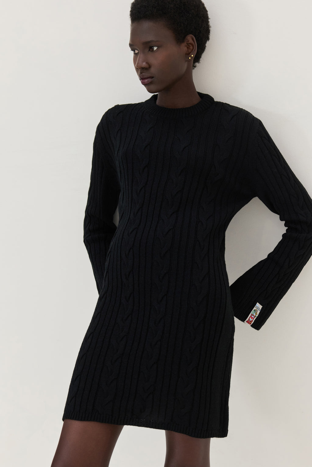 Hemithea Aludra Knitted Φόρεμα (Μαύρο)