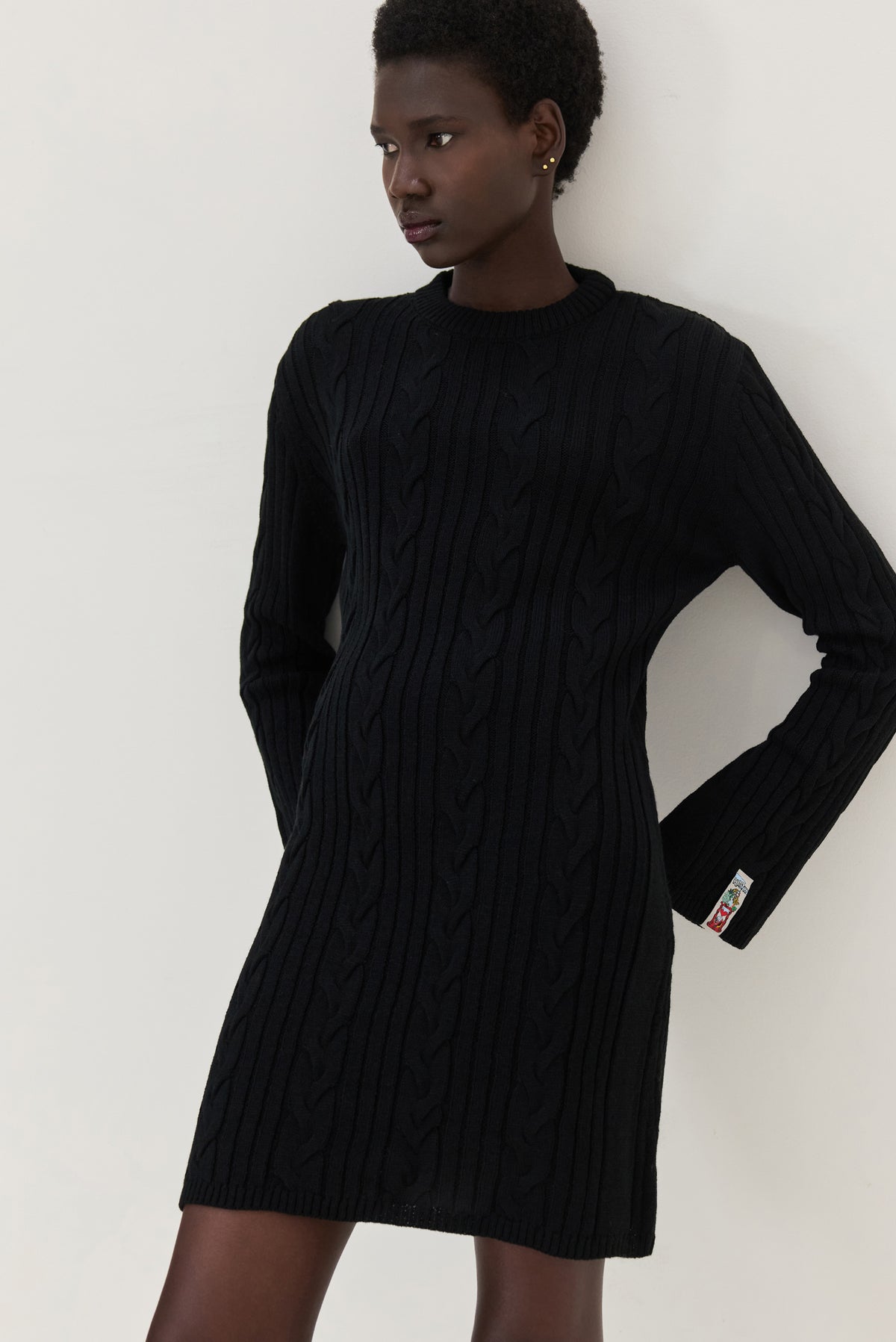 Hemithea Aludra Knitted Φόρεμα (Μαύρο)