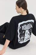 Hemithea Cheetah Μαύρο T-Shirt (Space)
