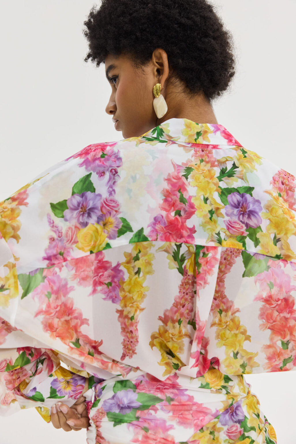 Hemithea Heather Πουκάμισο (Dragon Flower White)