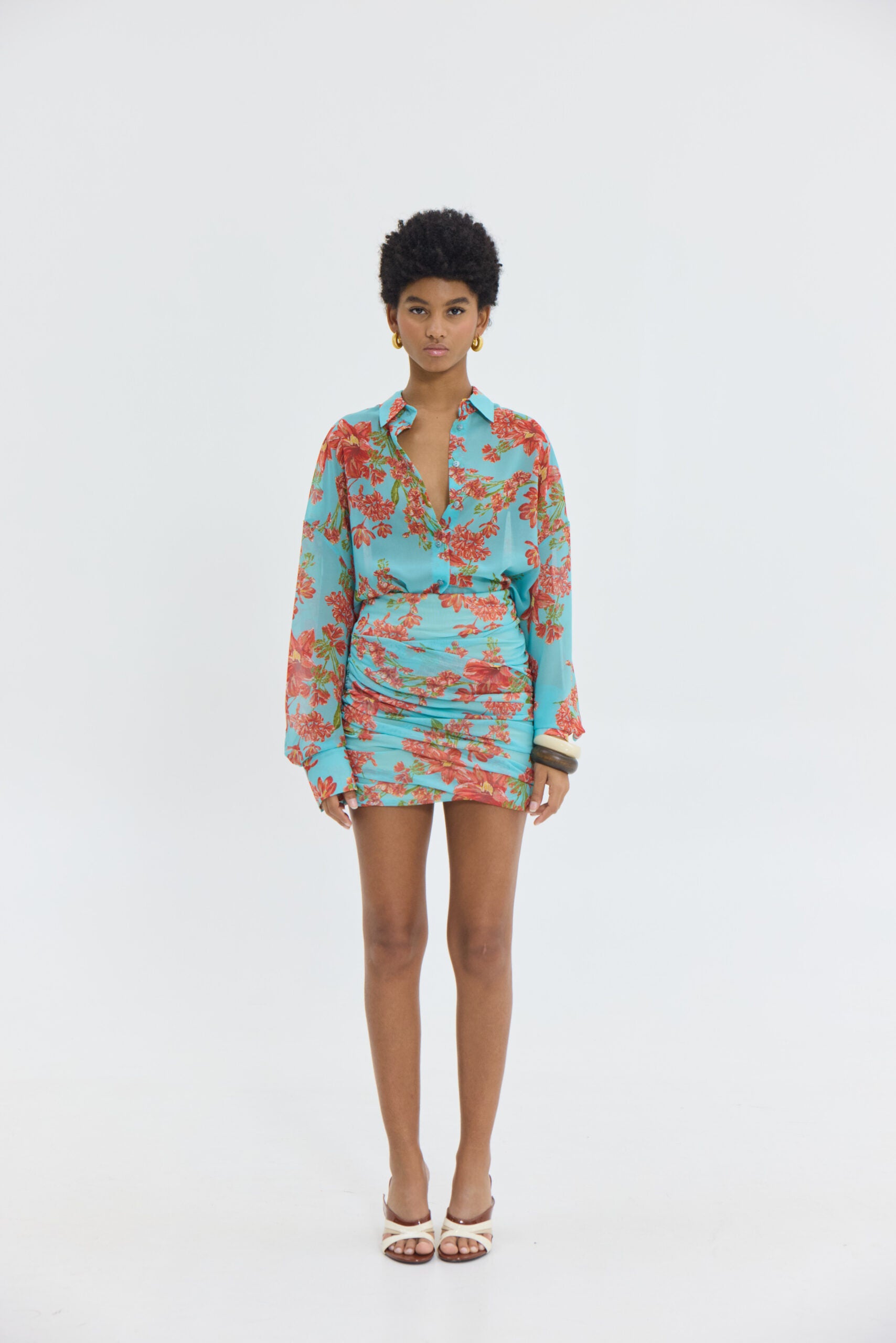 Hemithea Aperol Φούστα (Aqua)