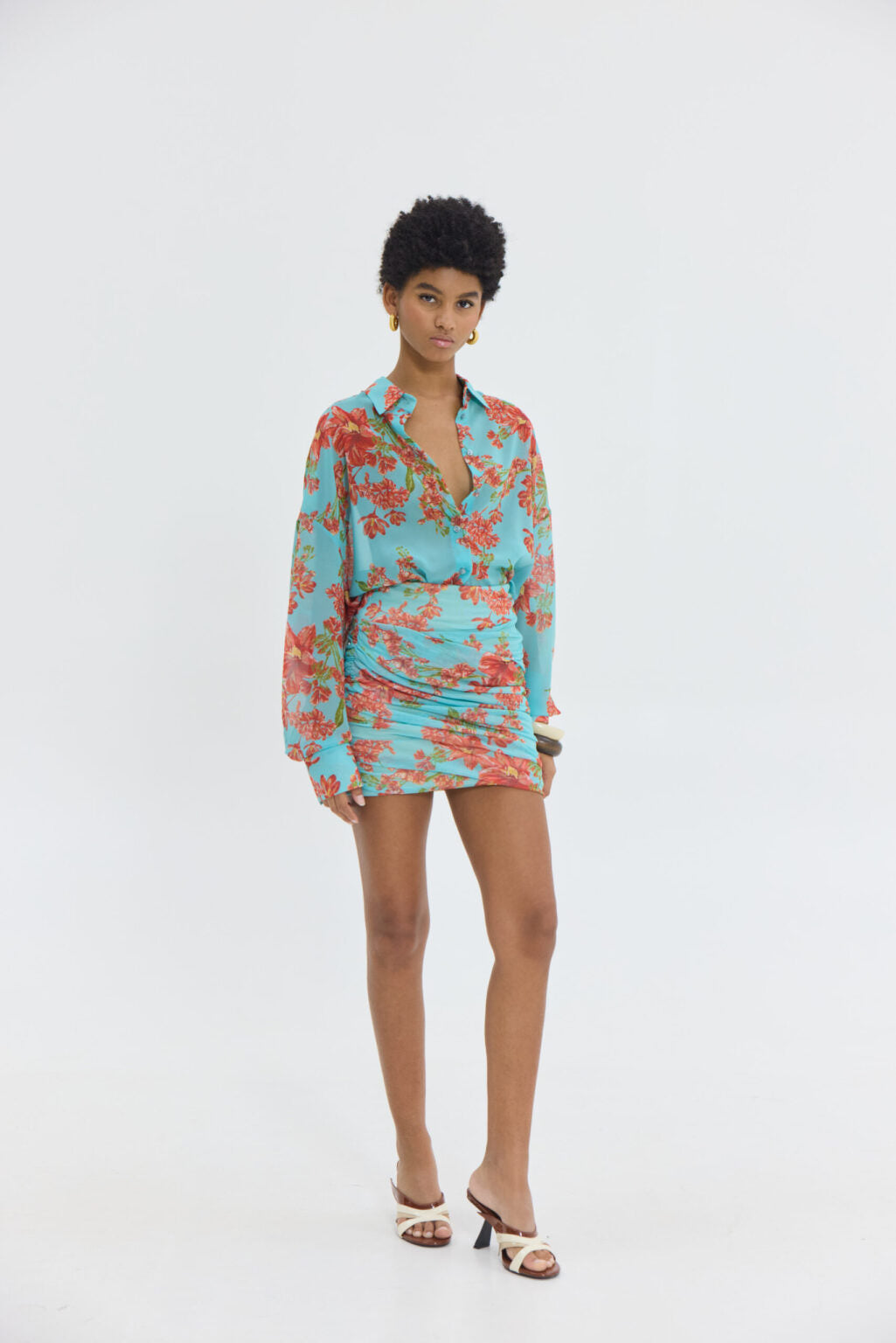 Hemithea Aperol Φούστα (Aqua)