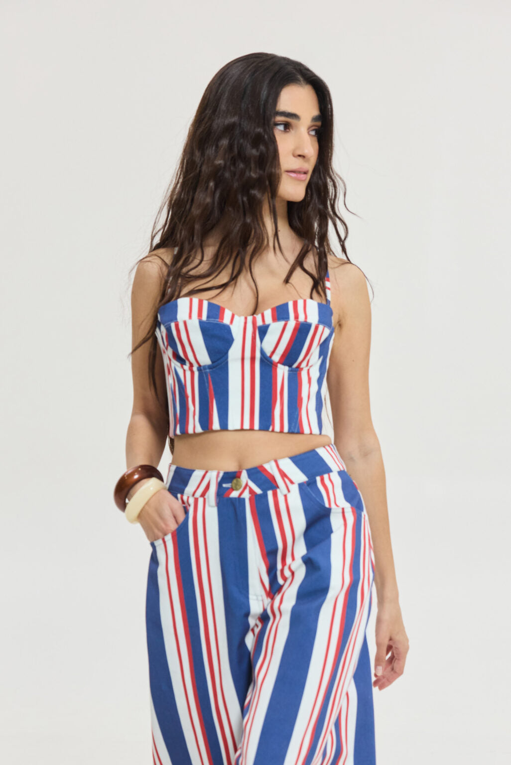 Hemithea Salem Denim Παντελόνι (Nautica Stripes)