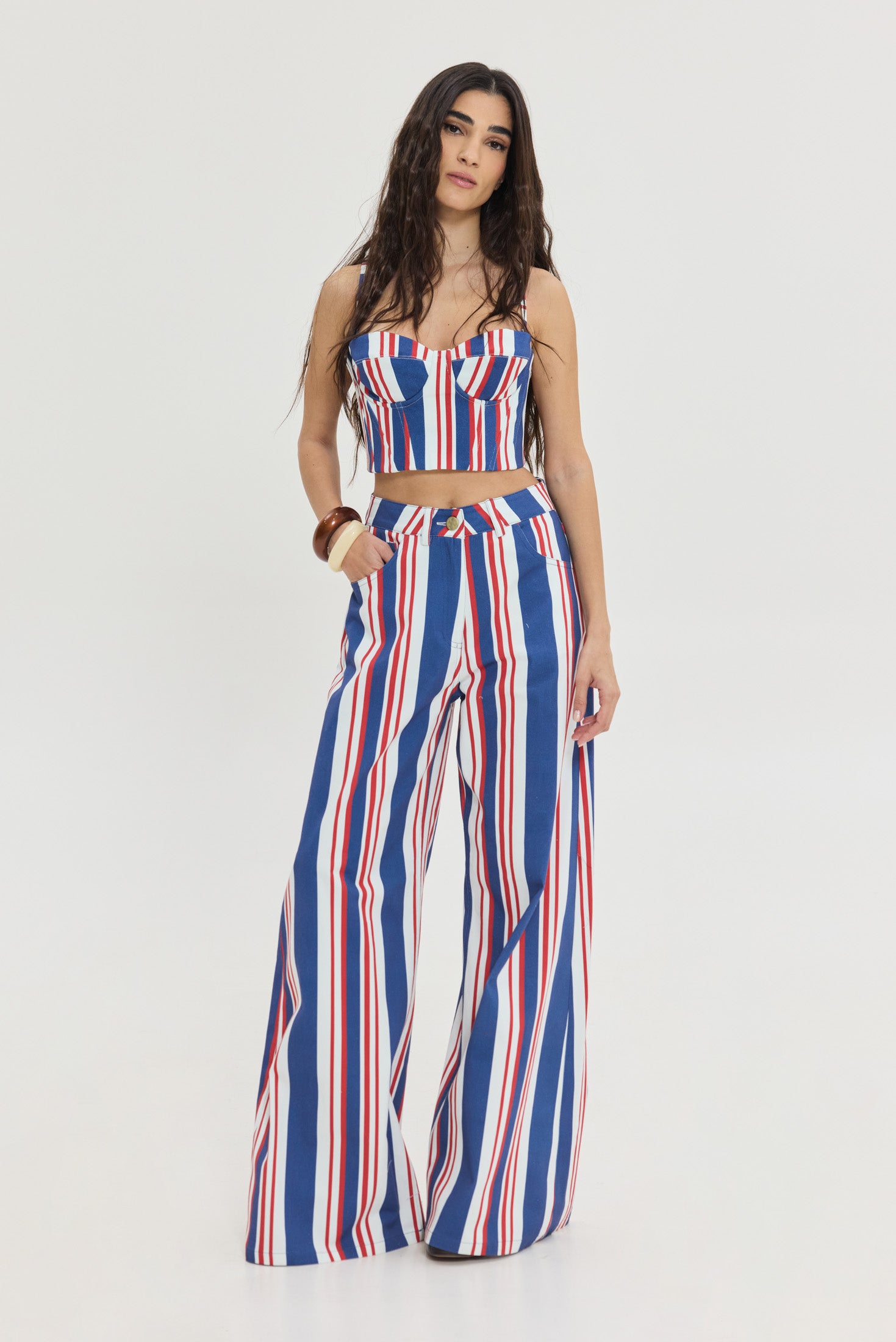 Hemithea Salem Denim Παντελόνι (Nautica Stripes)