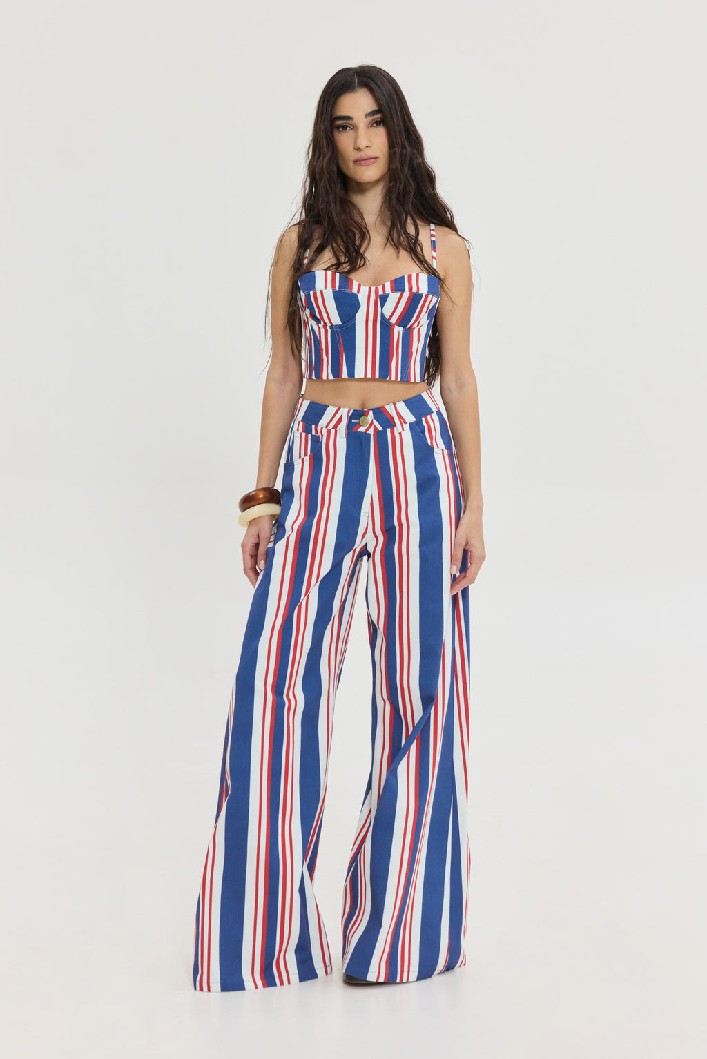 Hemithea Salem Denim Παντελόνι (Nautica Stripes)
