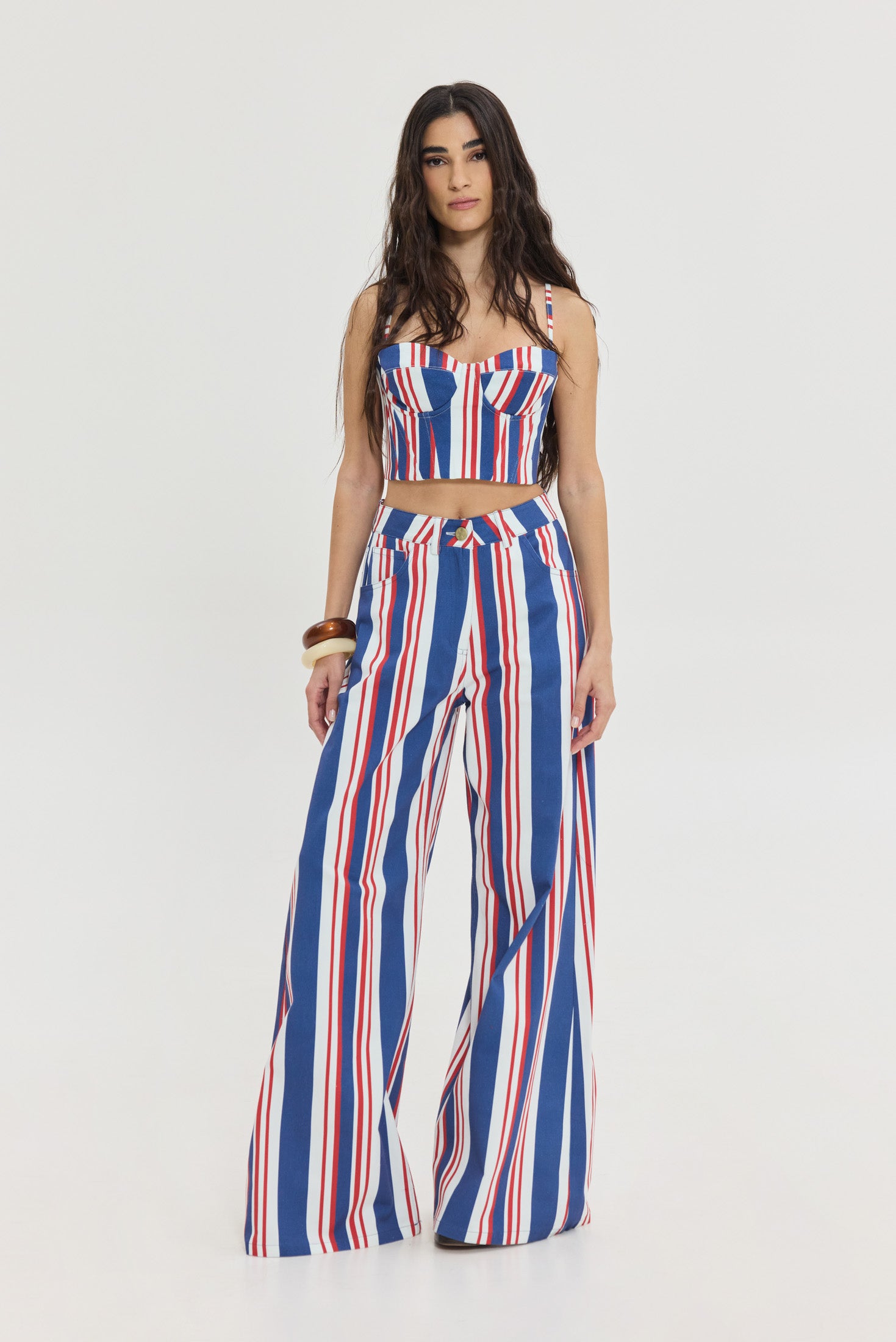 Hemithea Salem Denim Παντελόνι (Nautica Stripes)
