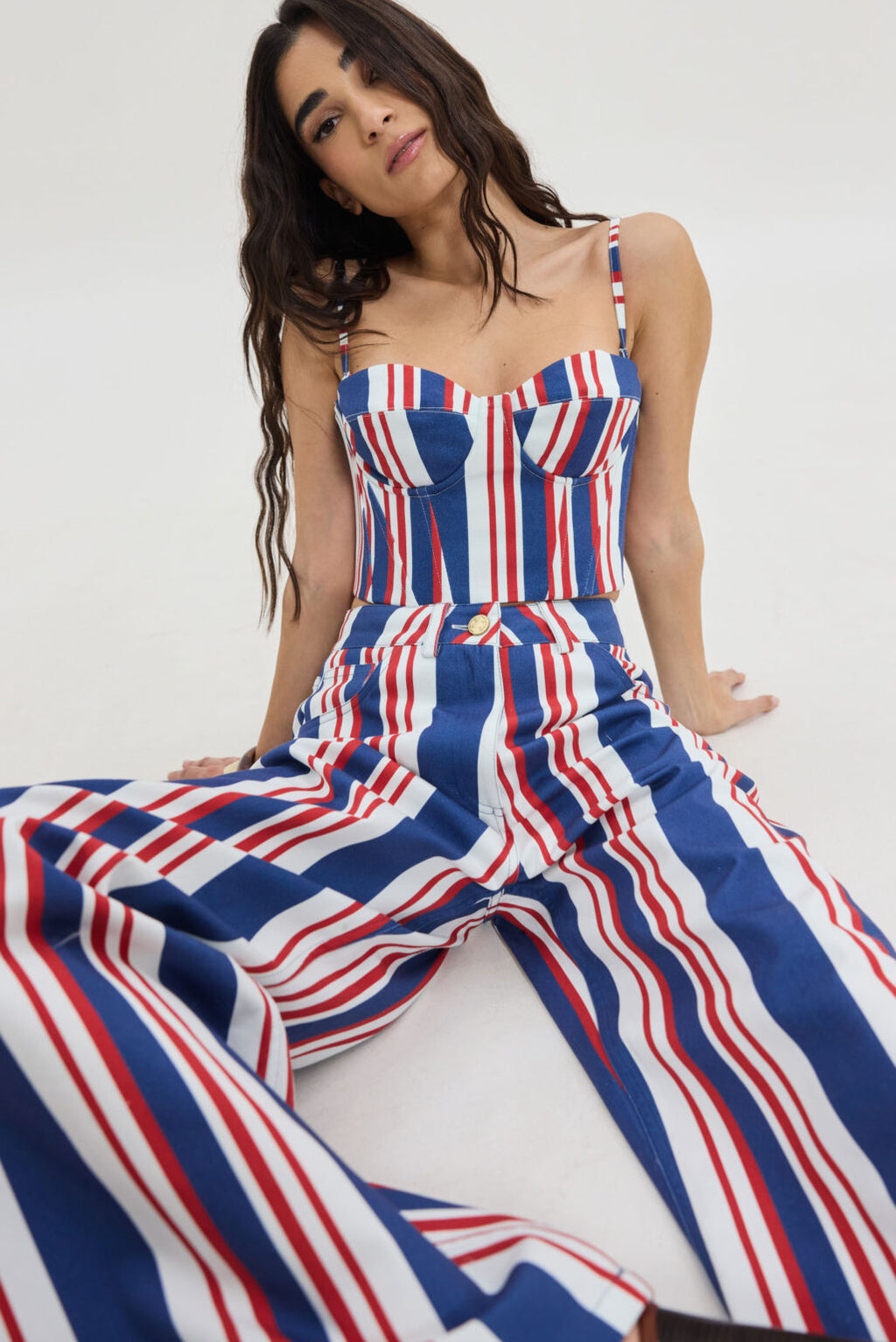 Hemithea Salem Denim Παντελόνι (Nautica Stripes)