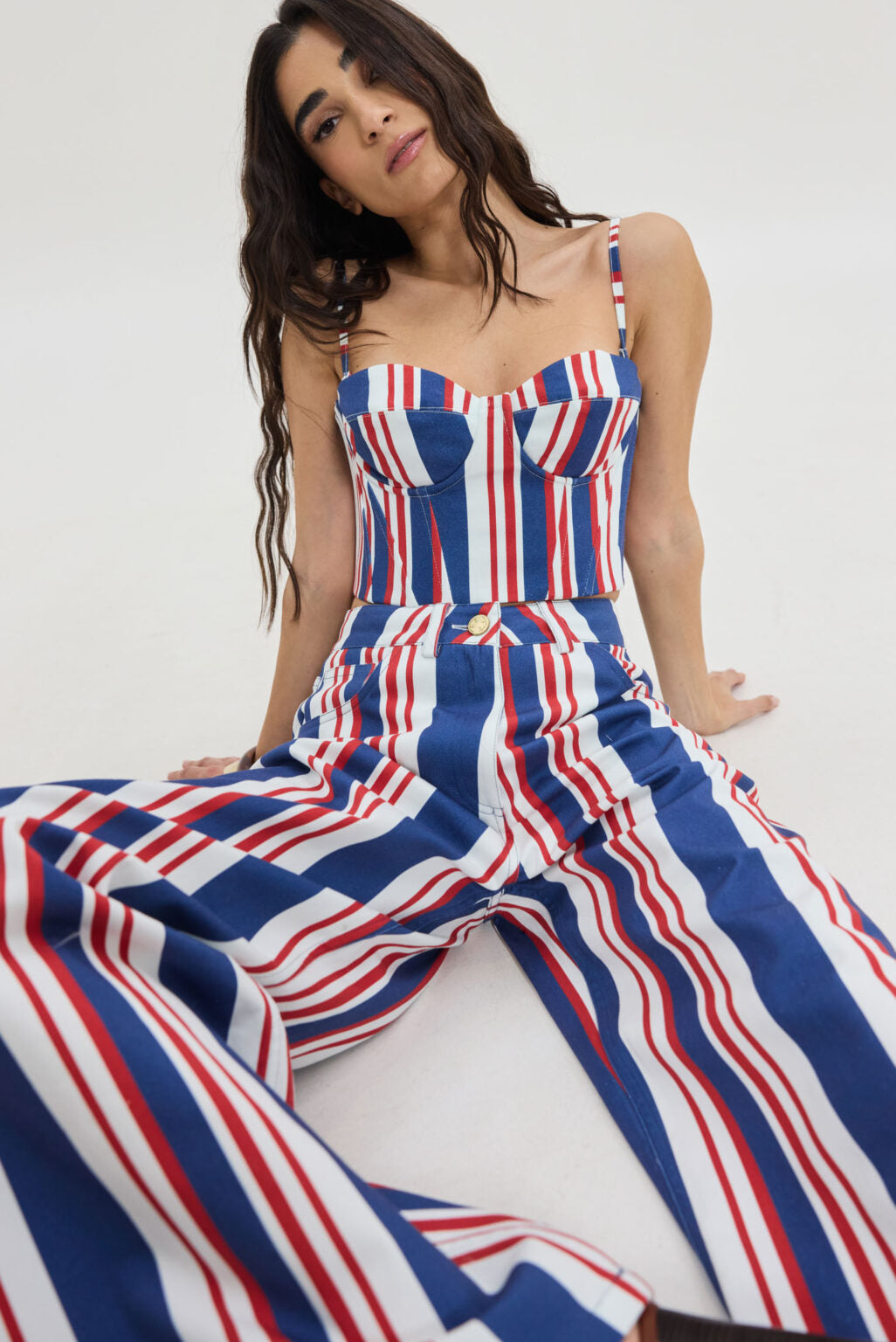 Hemithea Salem Denim Παντελόνι (Nautica Stripes)