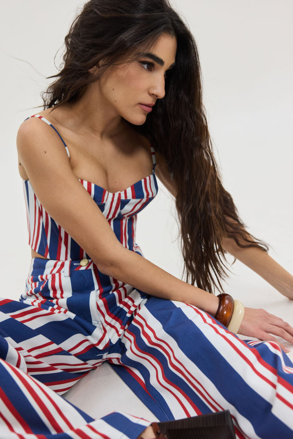 Hemithea Salem Denim Παντελόνι (Nautica Stripes)