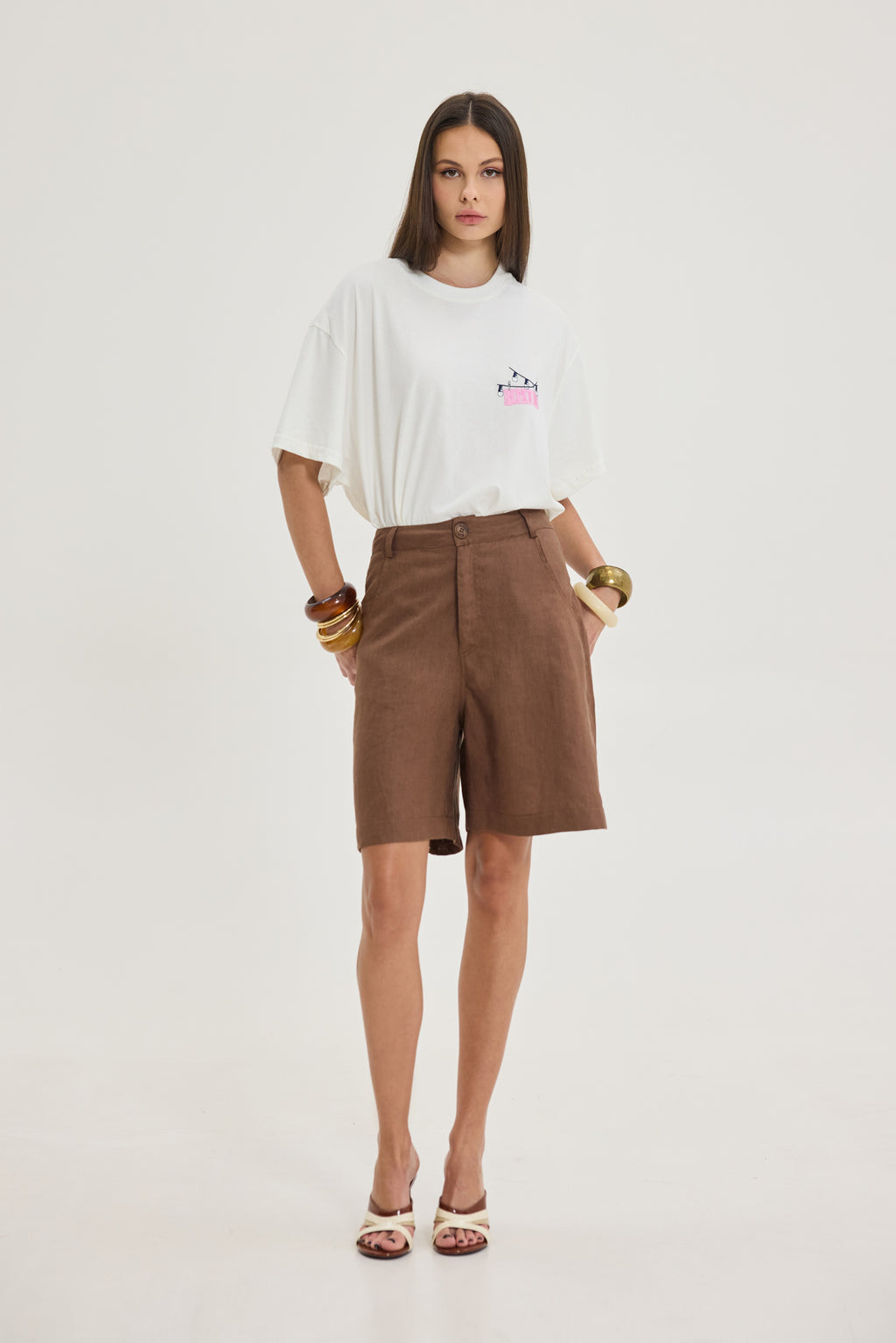 Hemithea Salem Tommy Shorts (Καφέ)