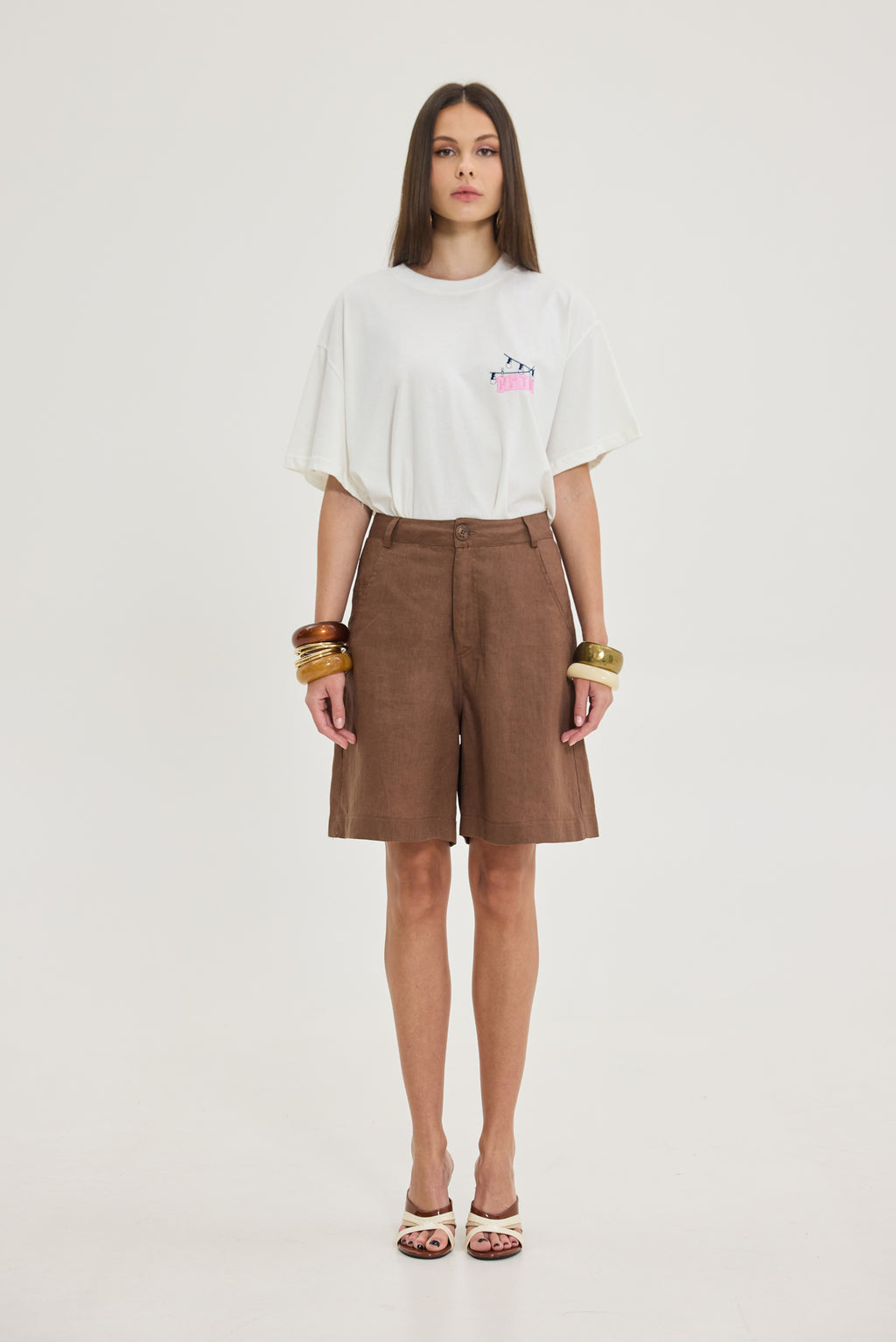 Hemithea Salem Tommy Shorts (Καφέ)