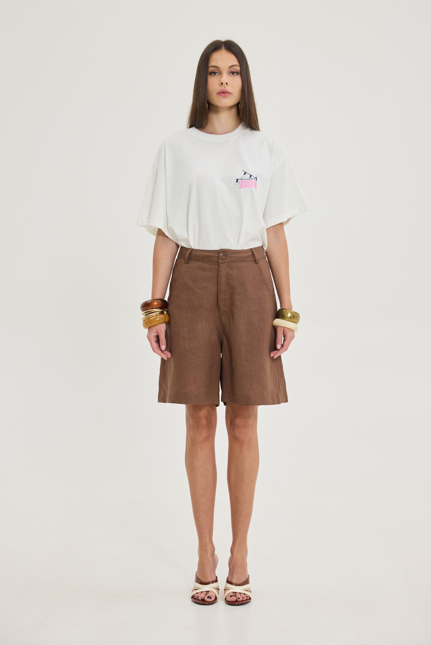 Hemithea Salem Tommy Shorts (Καφέ)