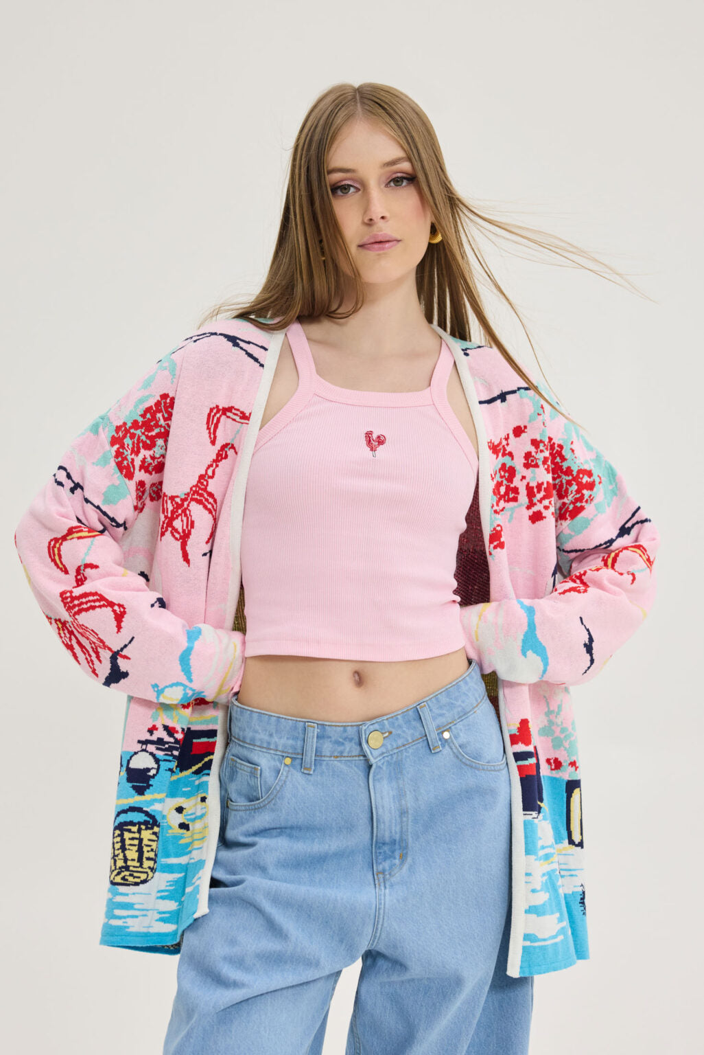 Hemithea Flinstone Ζακέτα (Ροζ)