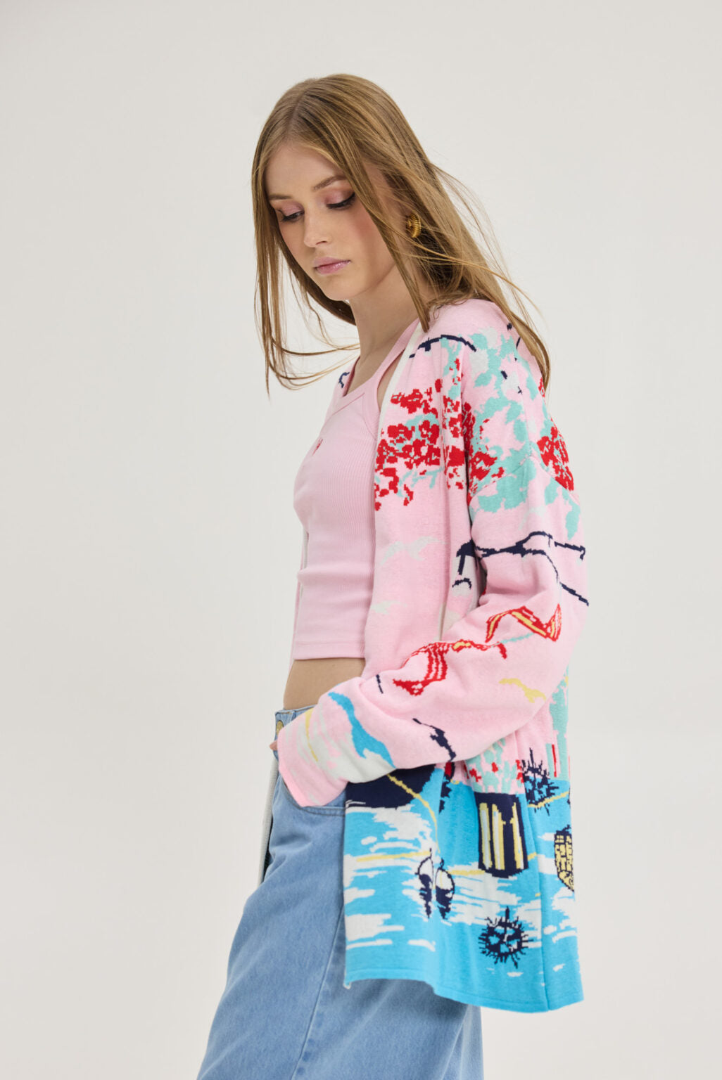 Hemithea Flinstone Ζακέτα (Ροζ)