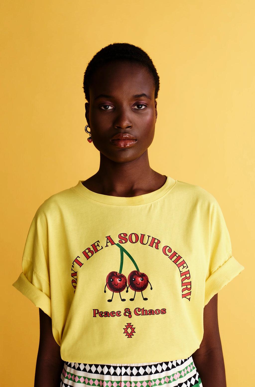 Peace And Chaos Cherry-Bomb T-Shirt
