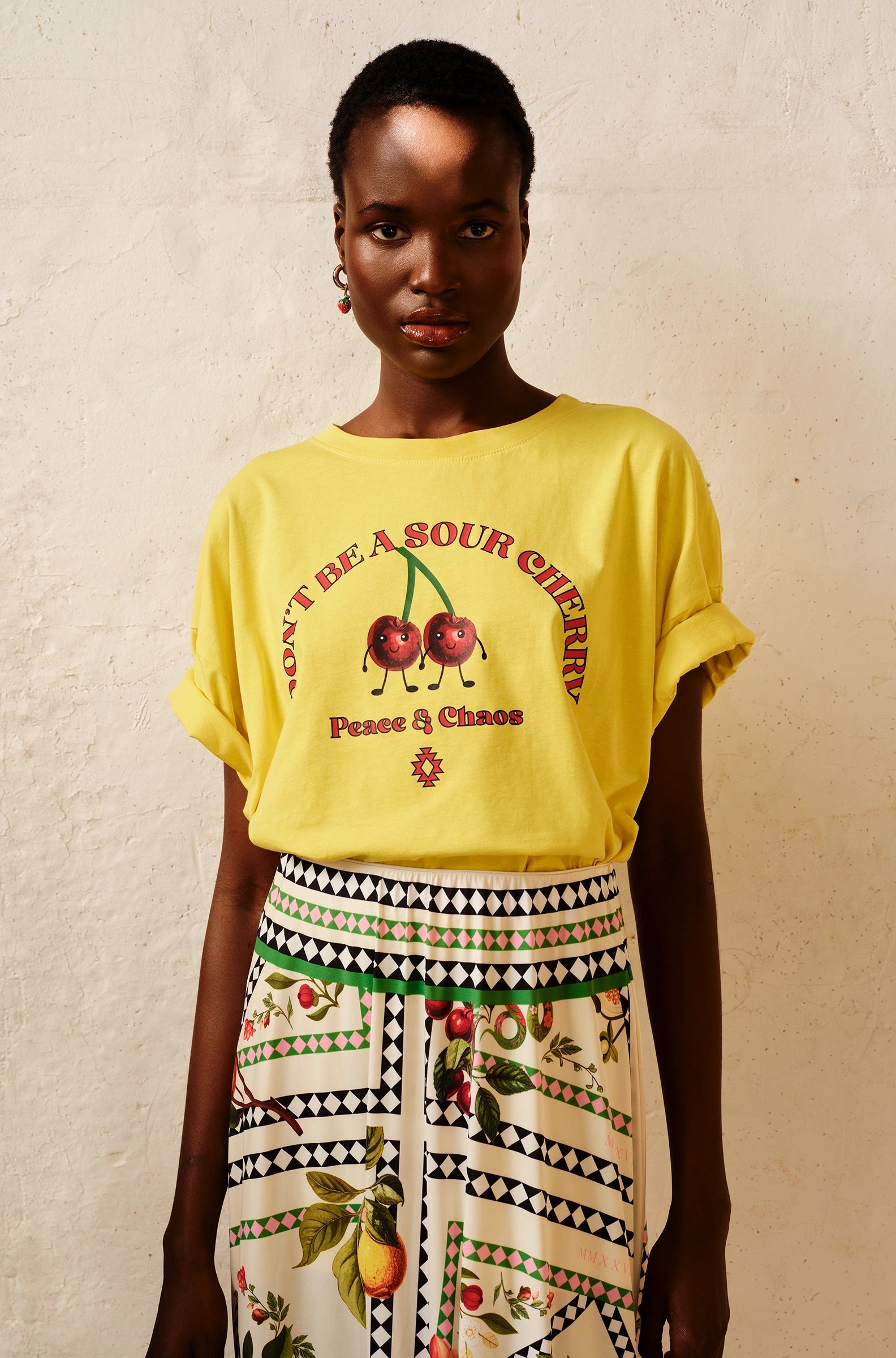 Peace And Chaos Cherry-Bomb T-Shirt