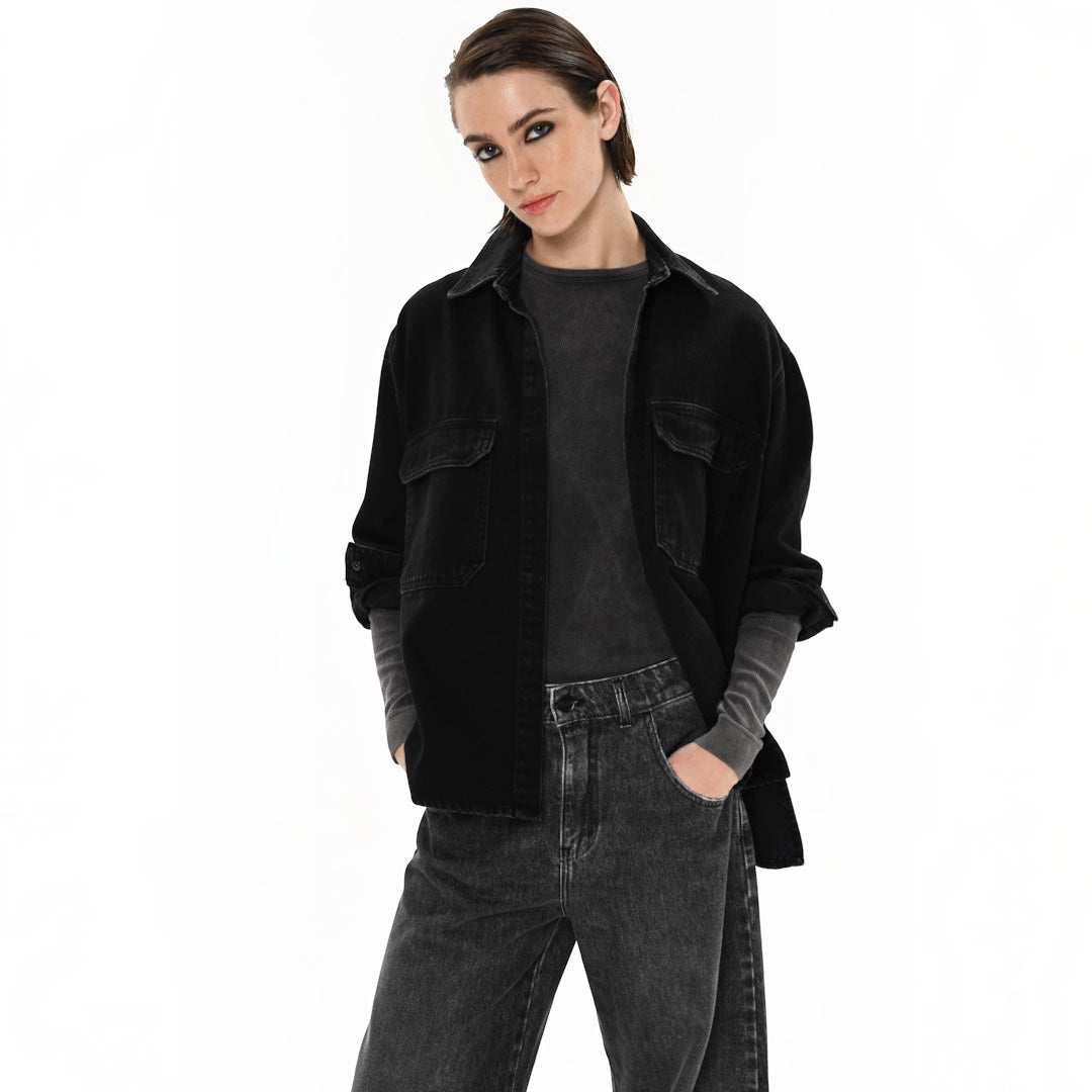 Sac & Co Veronica Jacket Denim (Μαύρο)