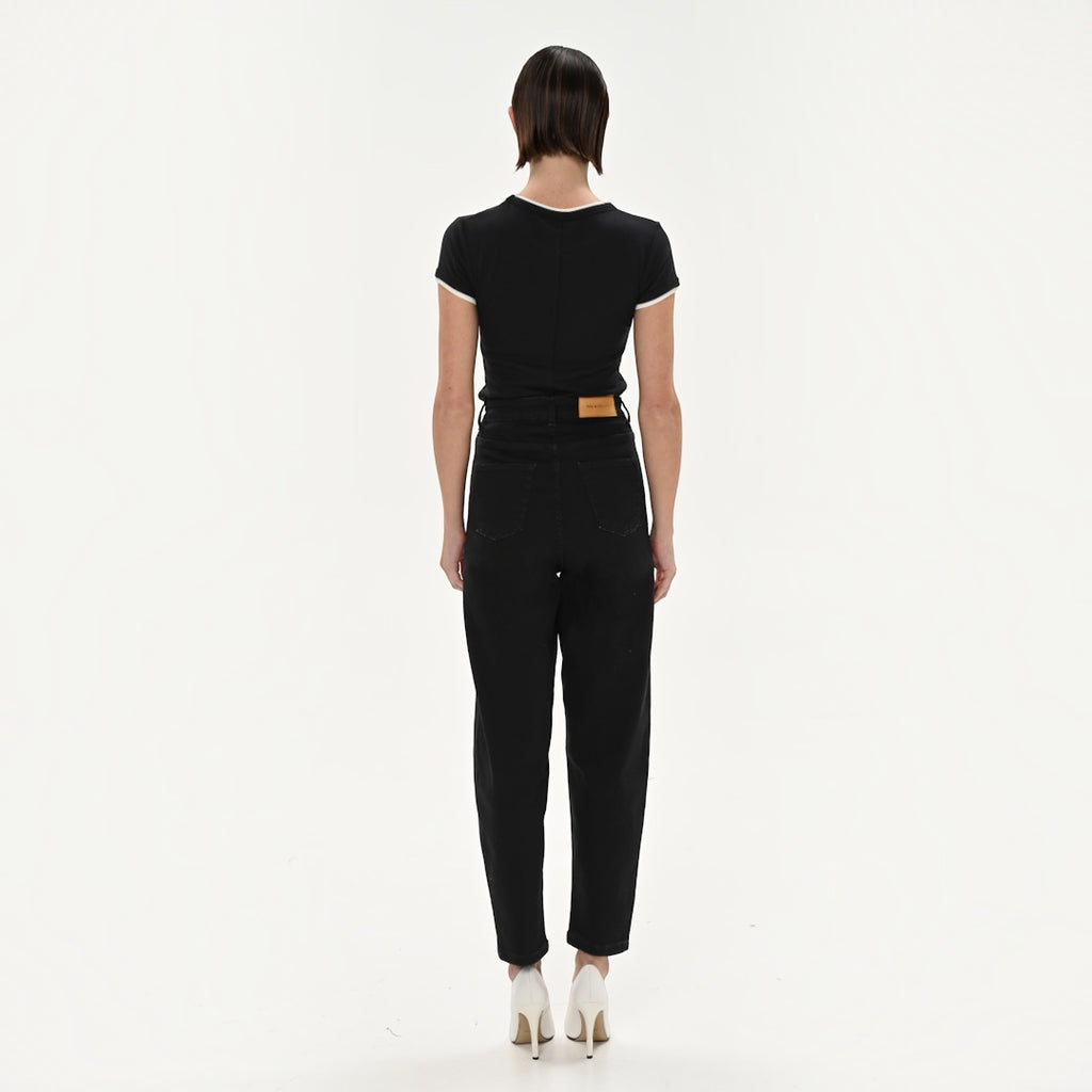 Sac & Co Lima Slouchy Denim (Black)