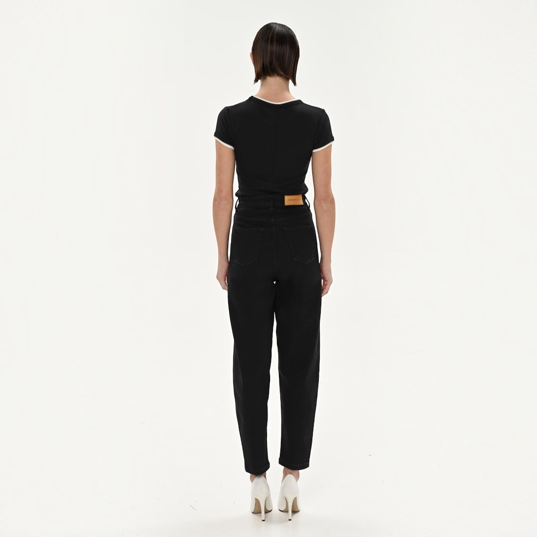 Sac & Co Lima Slouchy Denim (Black)