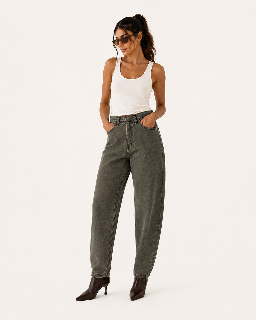Sac & Co Lima Slouchy Denim (Mold Green))
