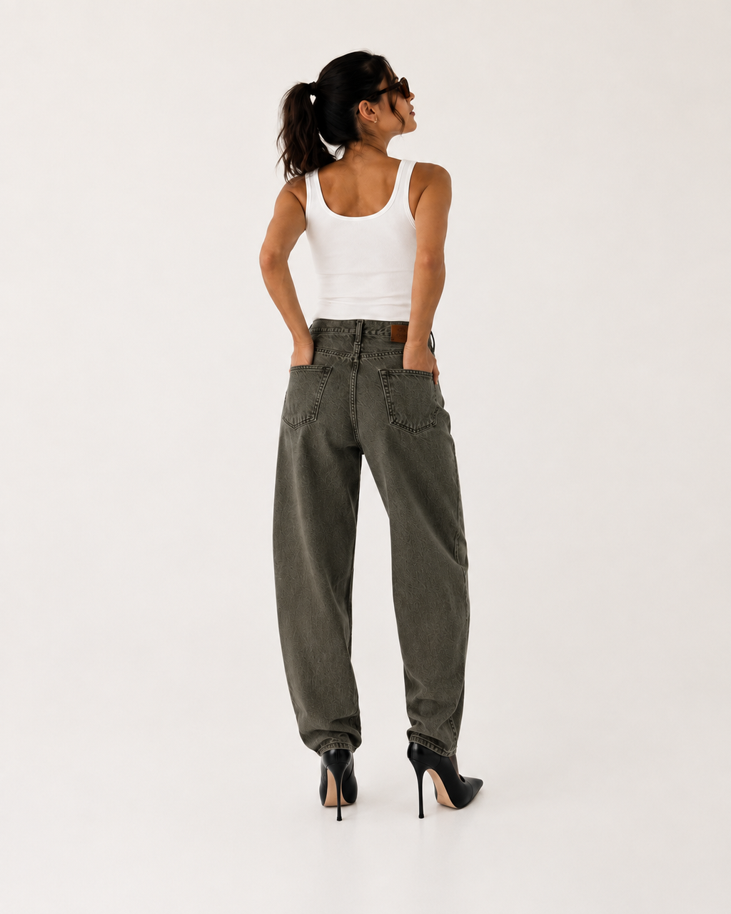 Sac & Co Lima Slouchy Denim (Mold Green))