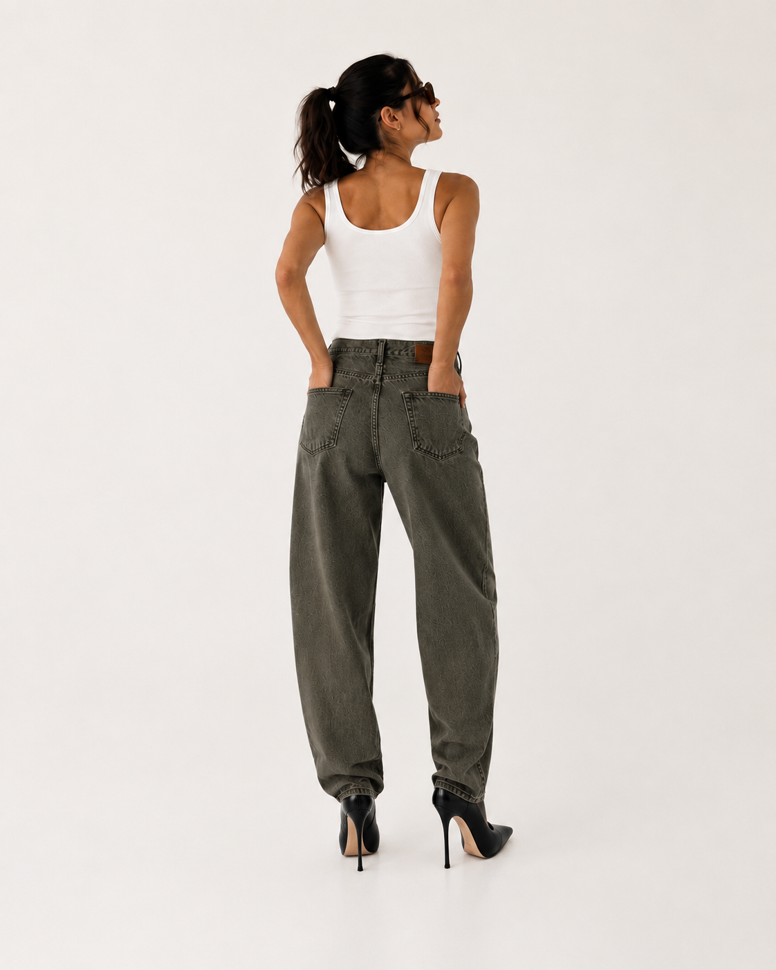 Sac & Co Lima Slouchy Denim (Mold Green))