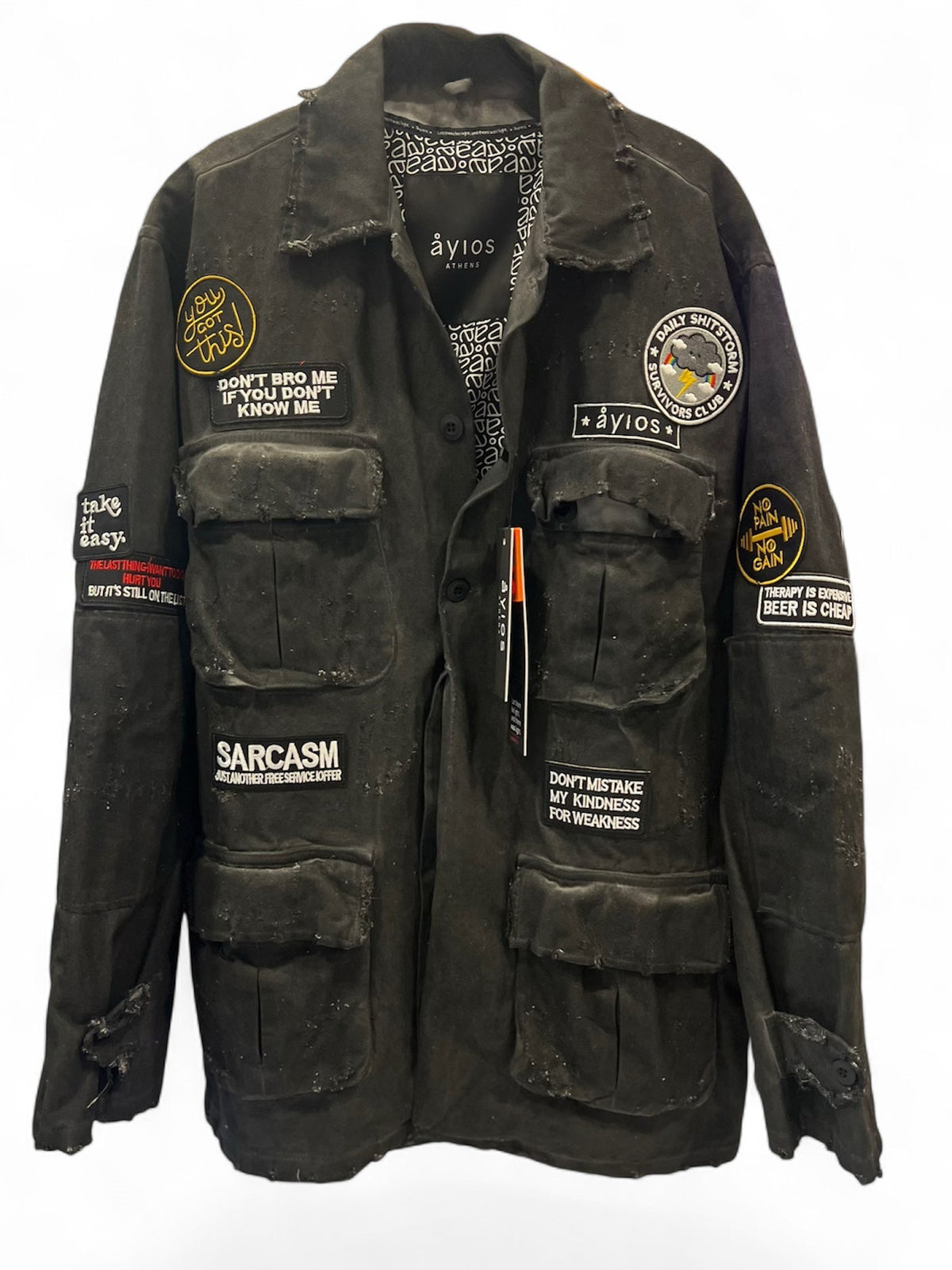Ayios Jacket Lea (Dark Grey)