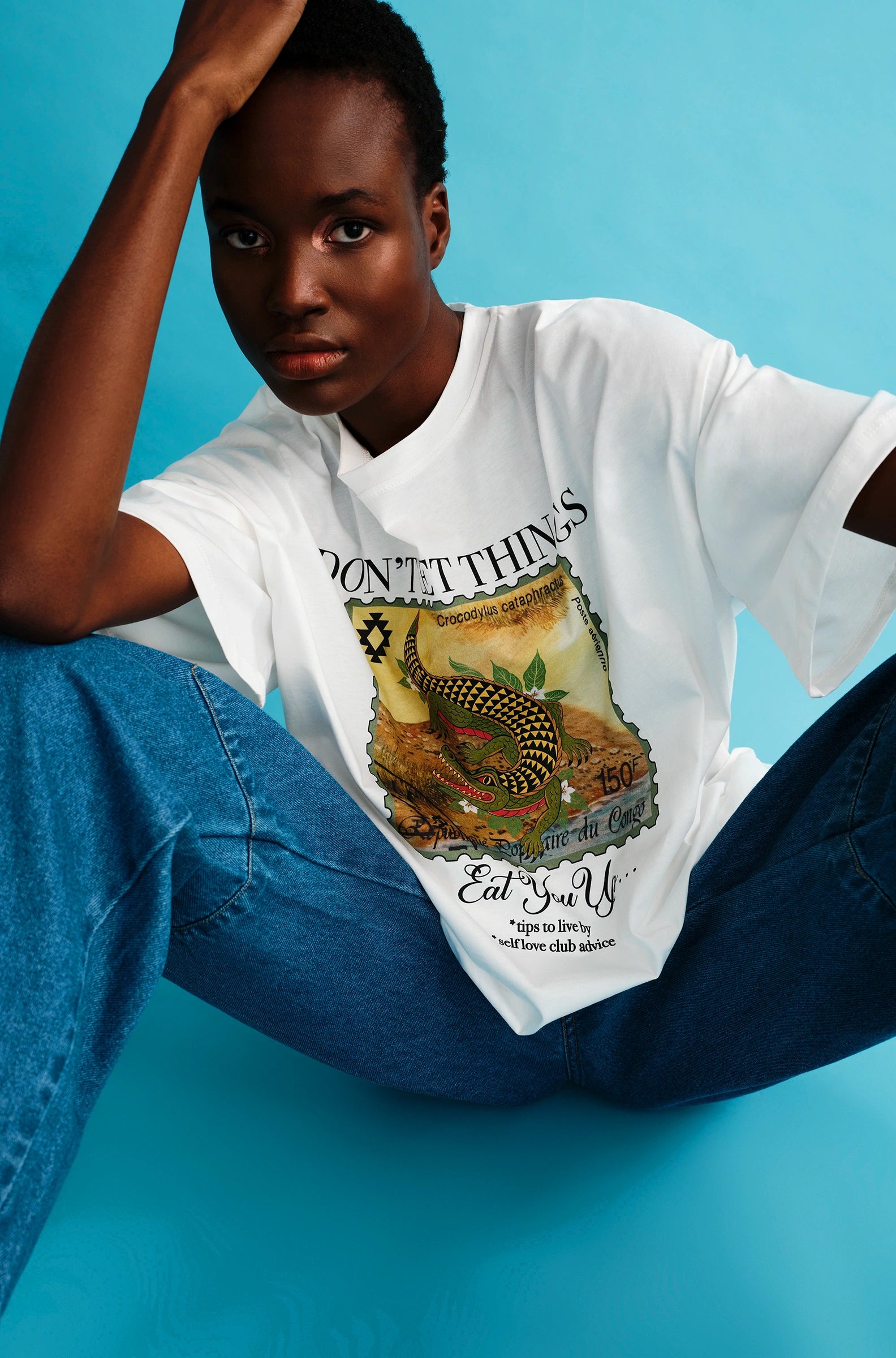 Peace And Chaos Reptile T-Shirt - Cotton