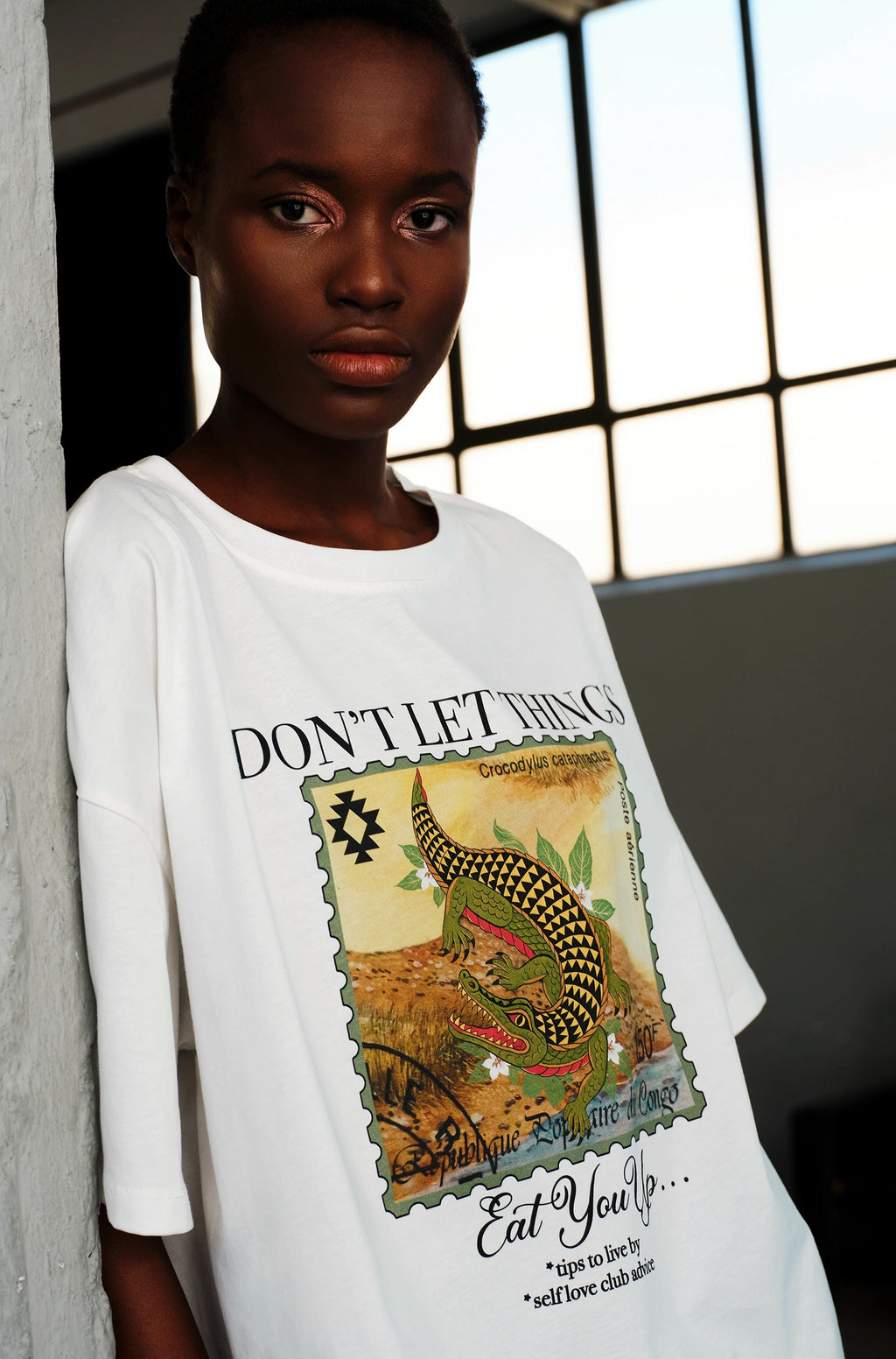 Peace And Chaos Reptile T-Shirt - Cotton