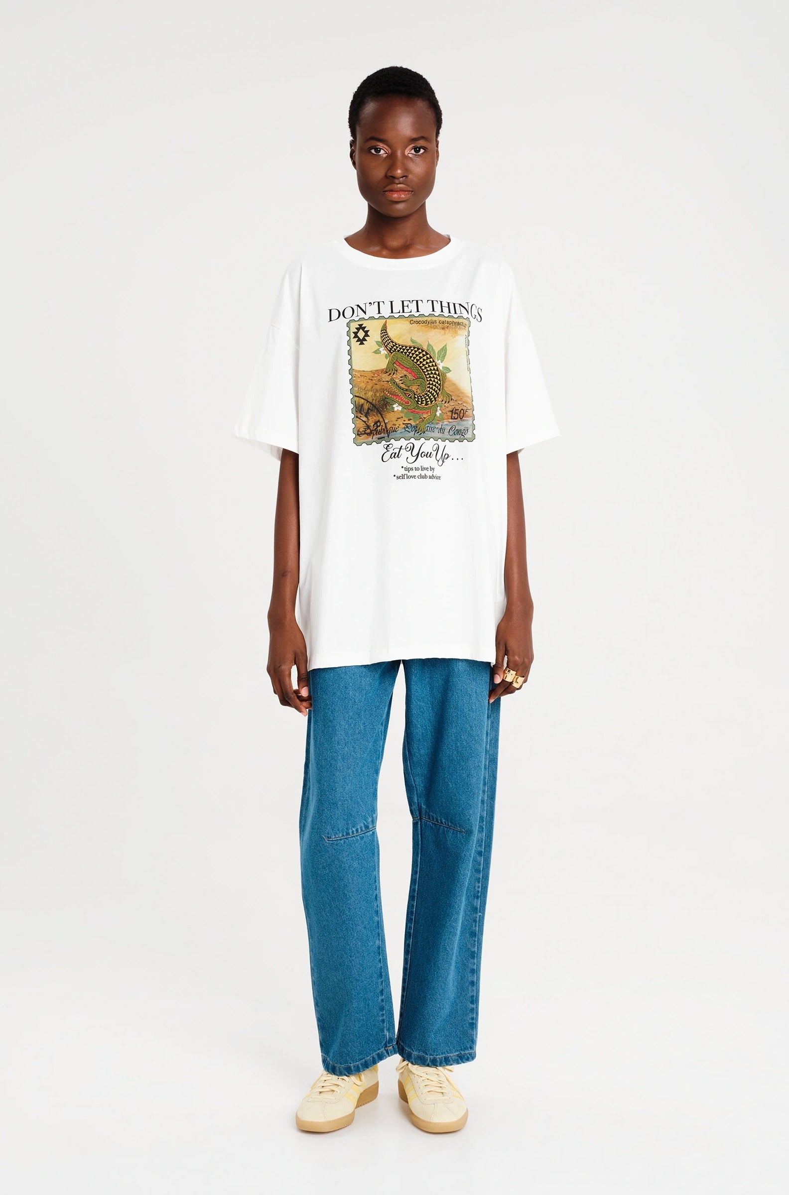 Peace And Chaos Reptile T-Shirt - Cotton