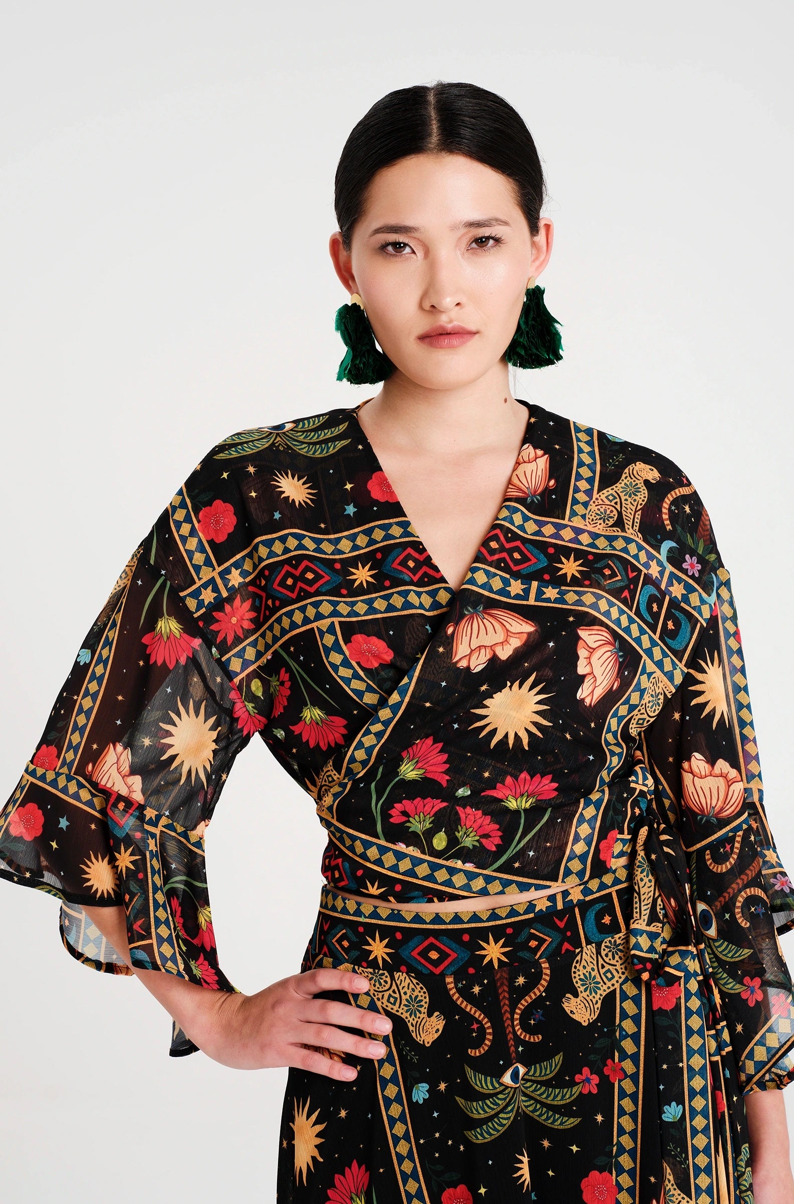 Peace And Chaos Eternity Wrap Μπλούζα