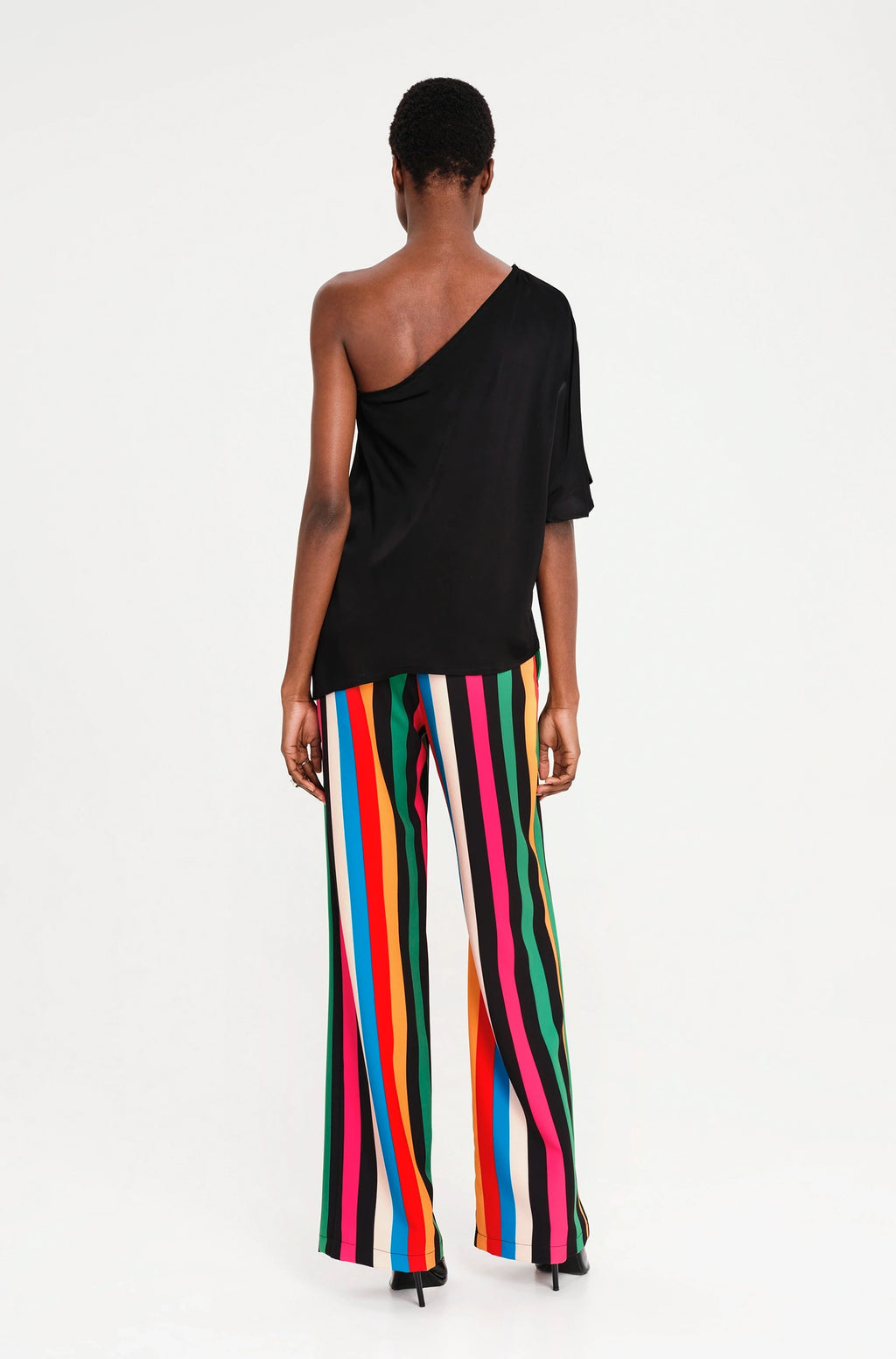 Peace And Chaos Hymn One Shoulder Top - Viscose