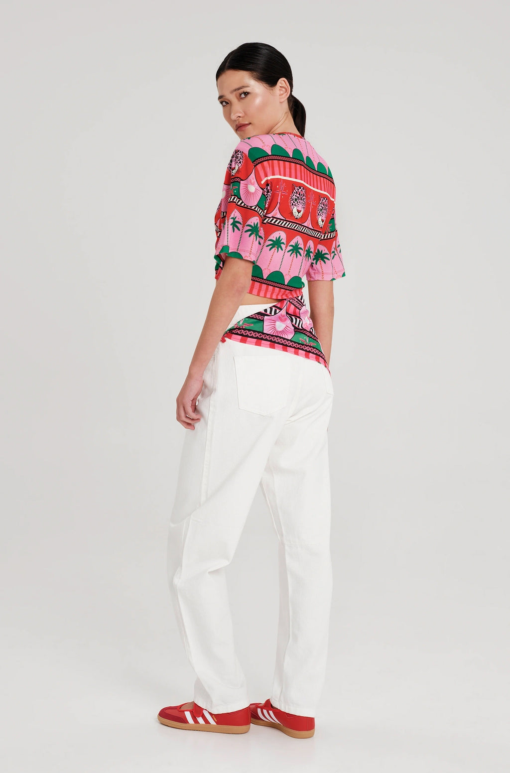 Peace And Chaos Fantasia Crop Top - Viscose