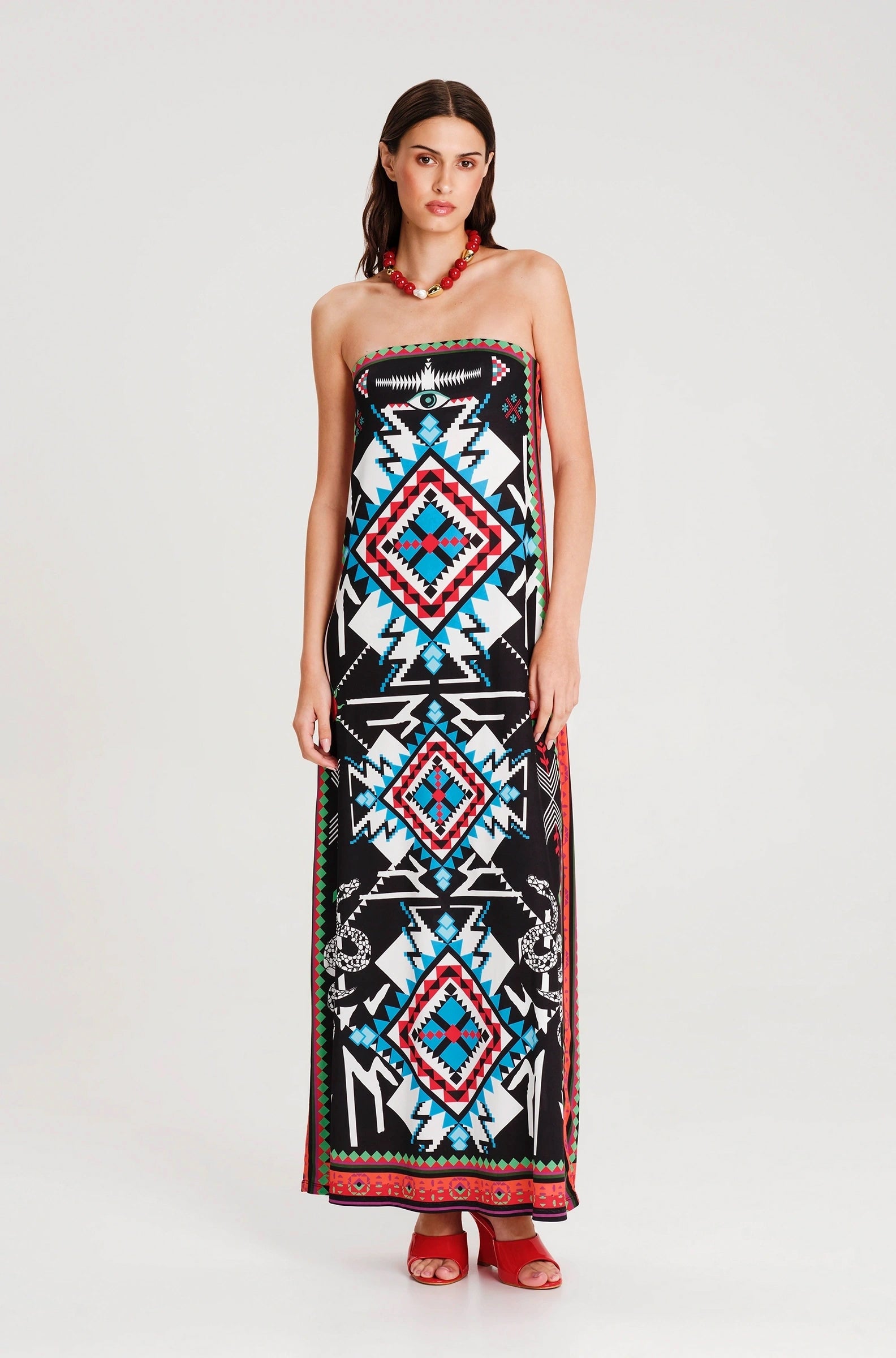 Peace And Chaos Treasure Strapless  Φόρεμα