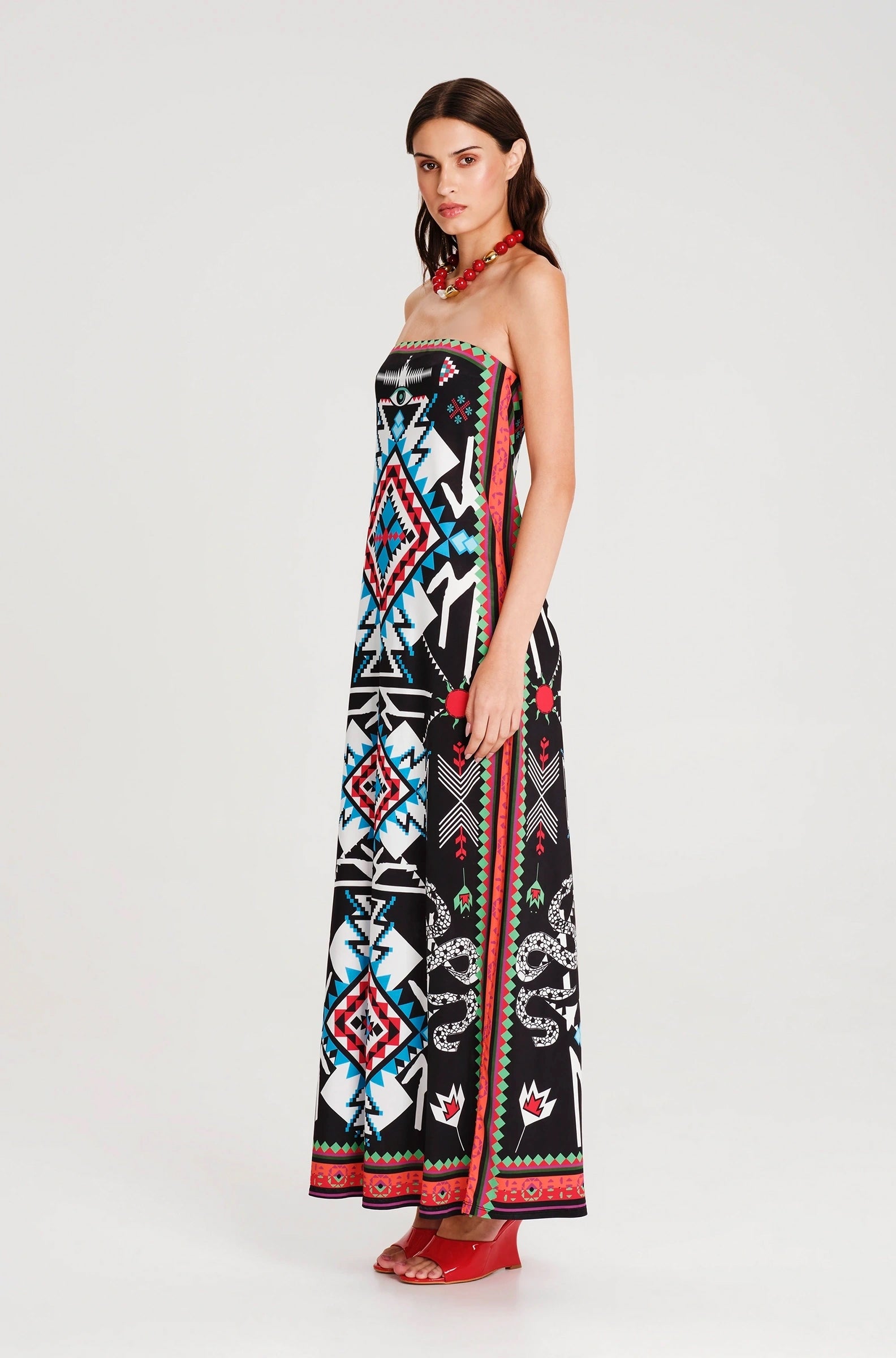 Peace And Chaos Treasure Strapless  Φόρεμα