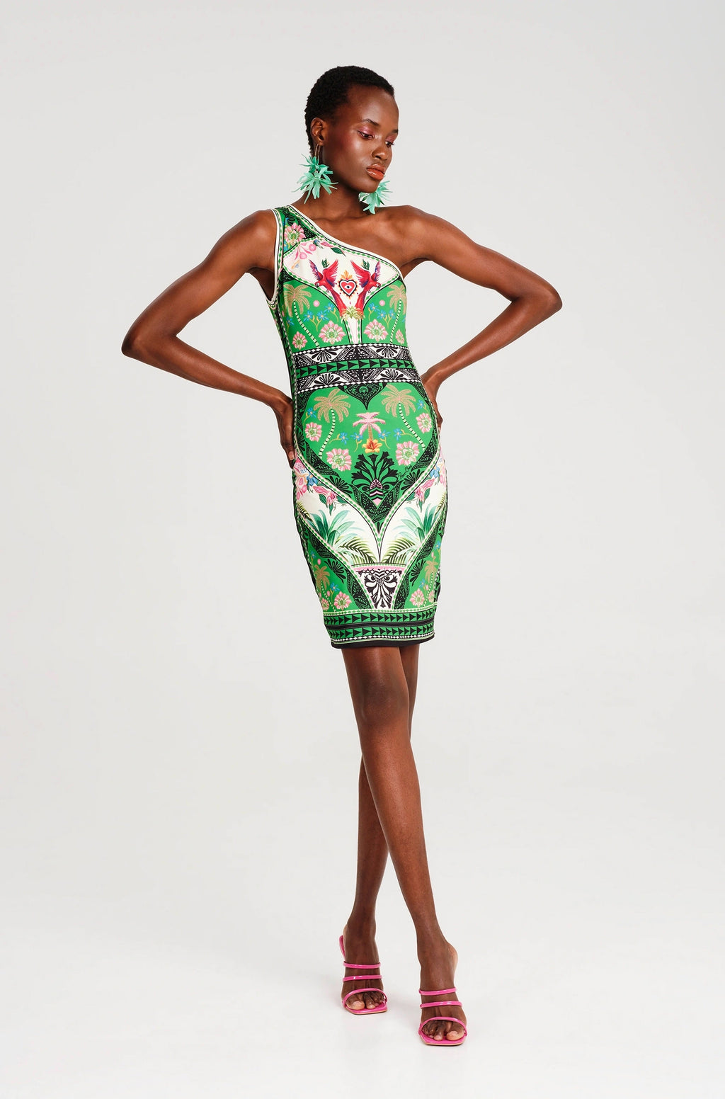 Peace And Chaos Oasis One Shoulder Bodycon Φόρεμα