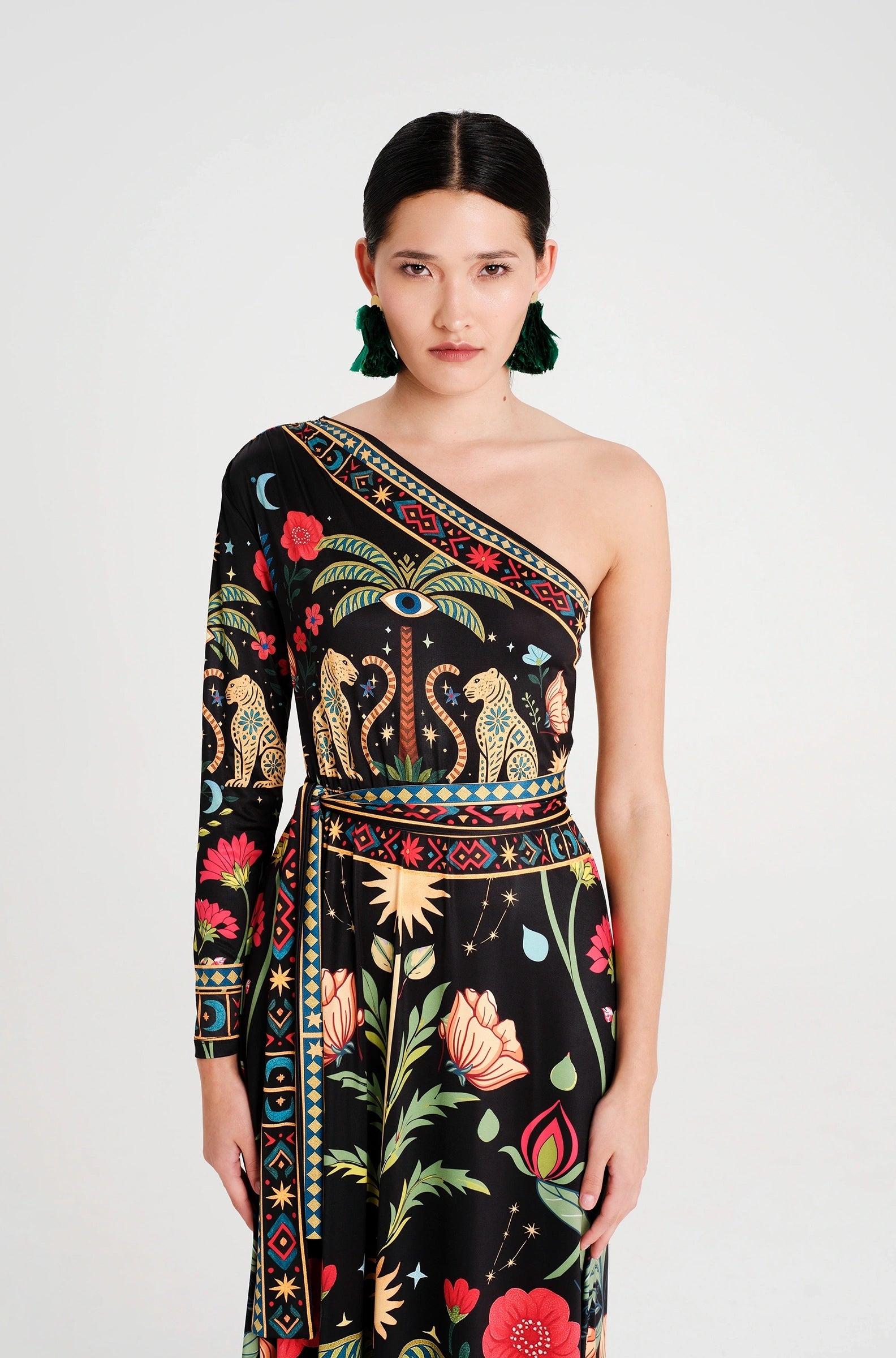 Peace And Chaos Eternity One Shoulder Μακρύ Φόρεμα