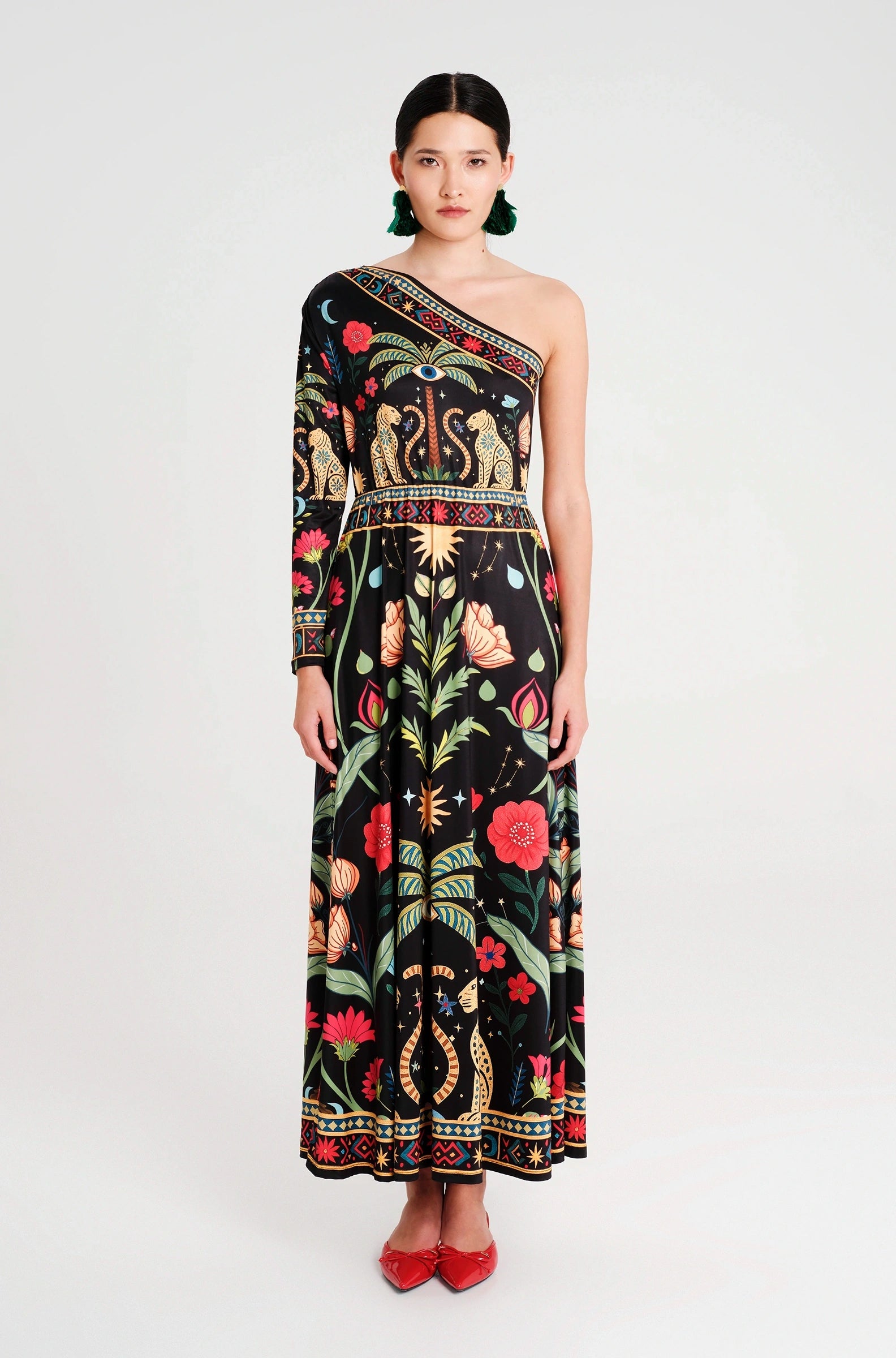 Peace And Chaos Eternity One Shoulder Μακρύ Φόρεμα