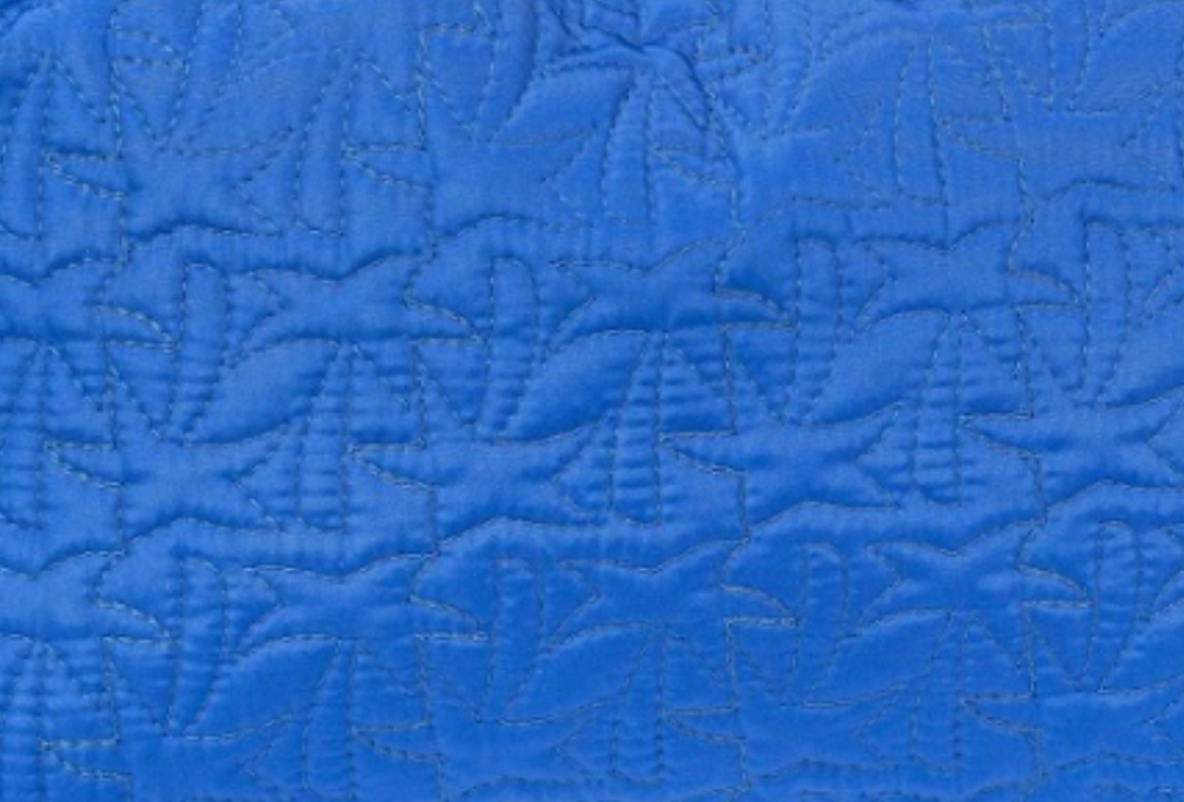 Bleecker & Love Palm Tree Blue Pouch (Large)