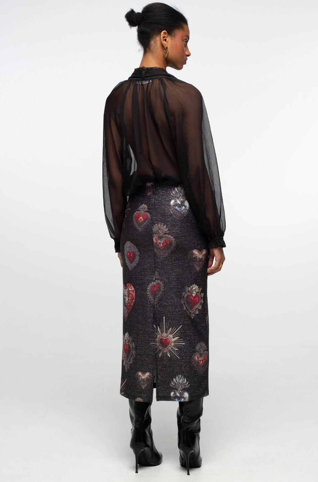 Peace and Chaos Elisium Midi Φούστα - Lurex