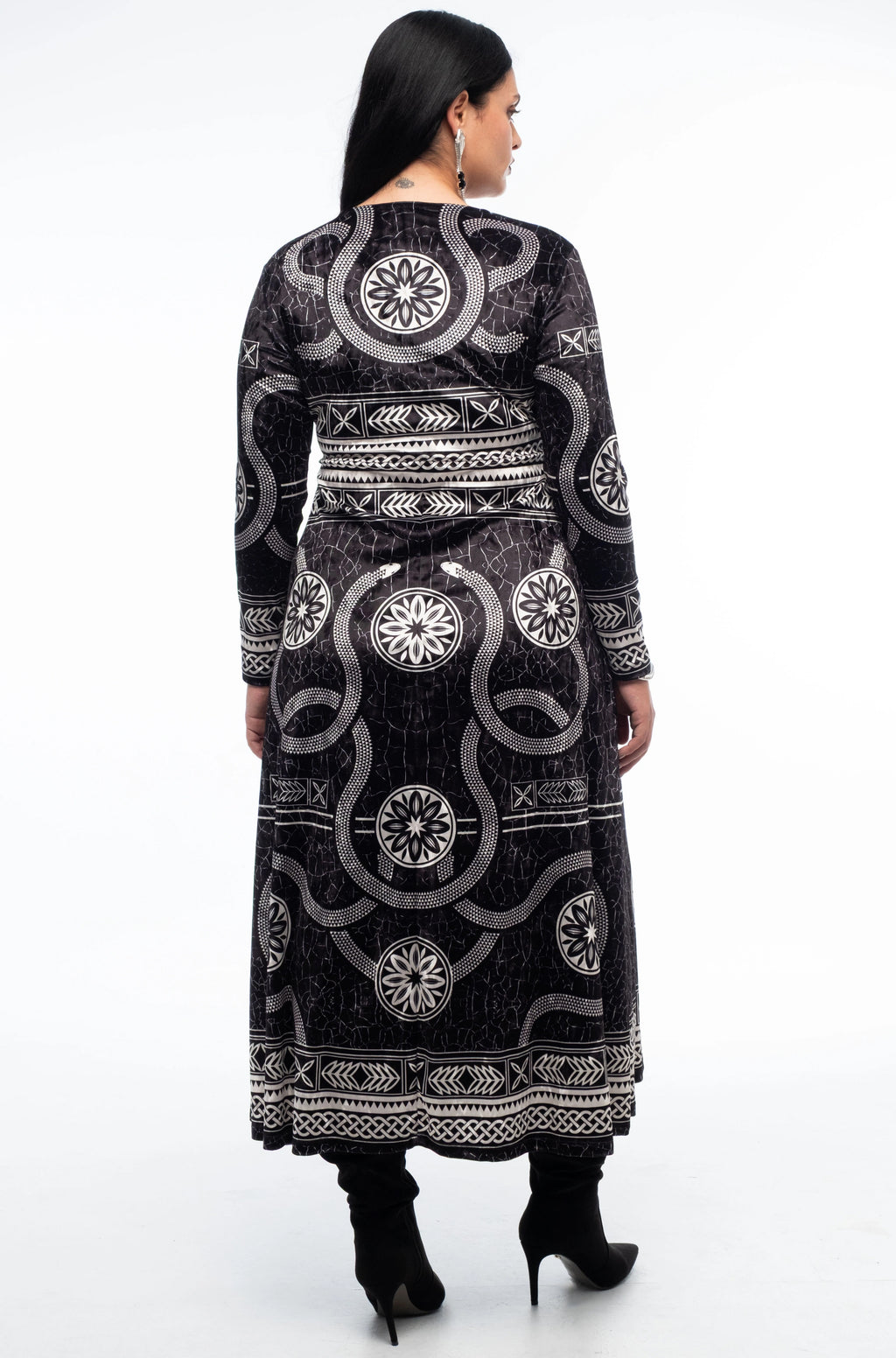 Peace And Chaos Philosophy Μακρύ Φόρεμα - Velvet