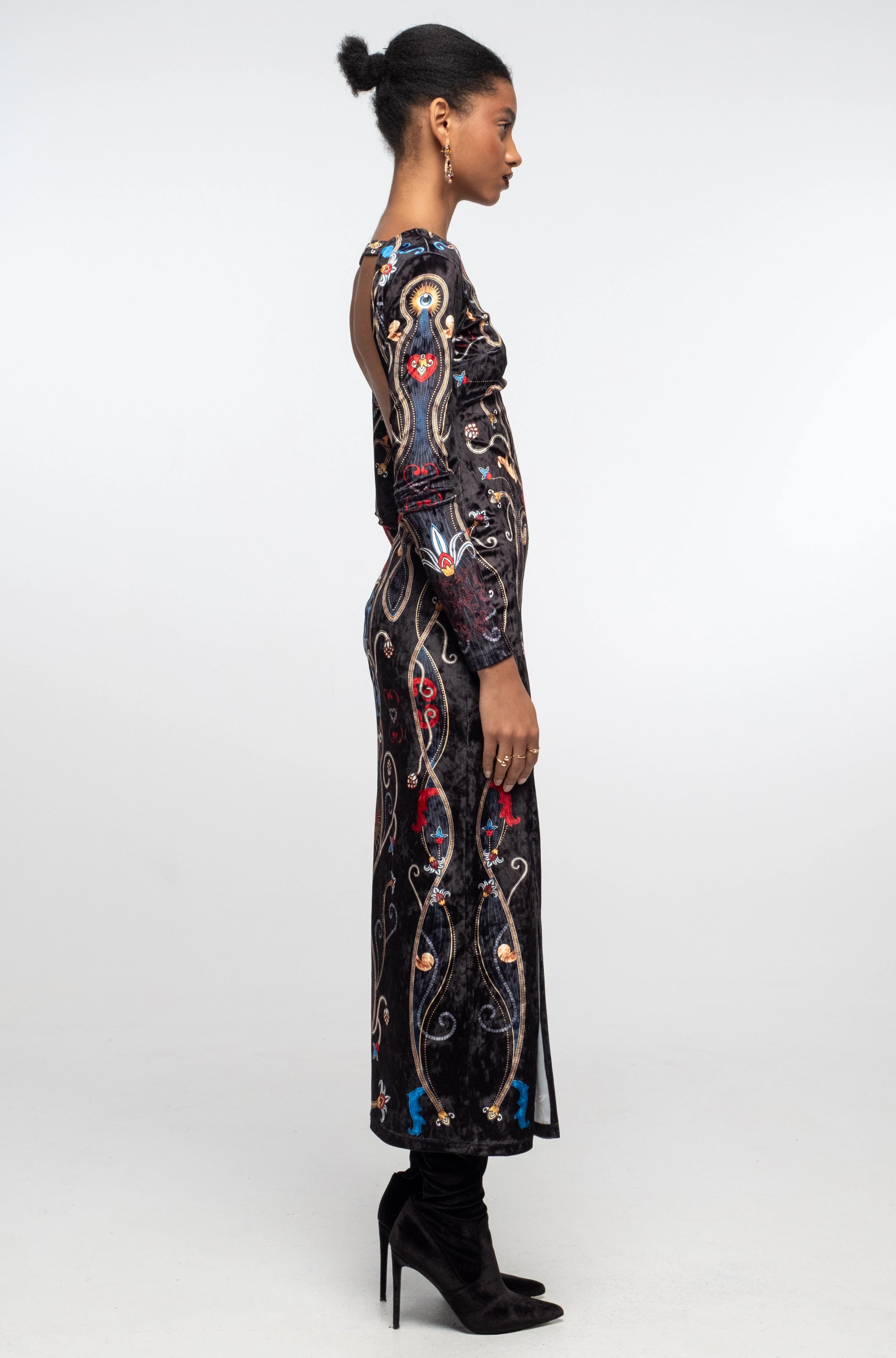 Peace And Chaos Dusk Slit  Φόρεμα - Βελούδινο