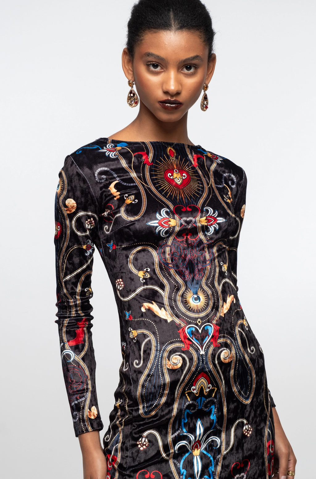 Peace And Chaos Dusk Slit  Φόρεμα - Βελούδινο