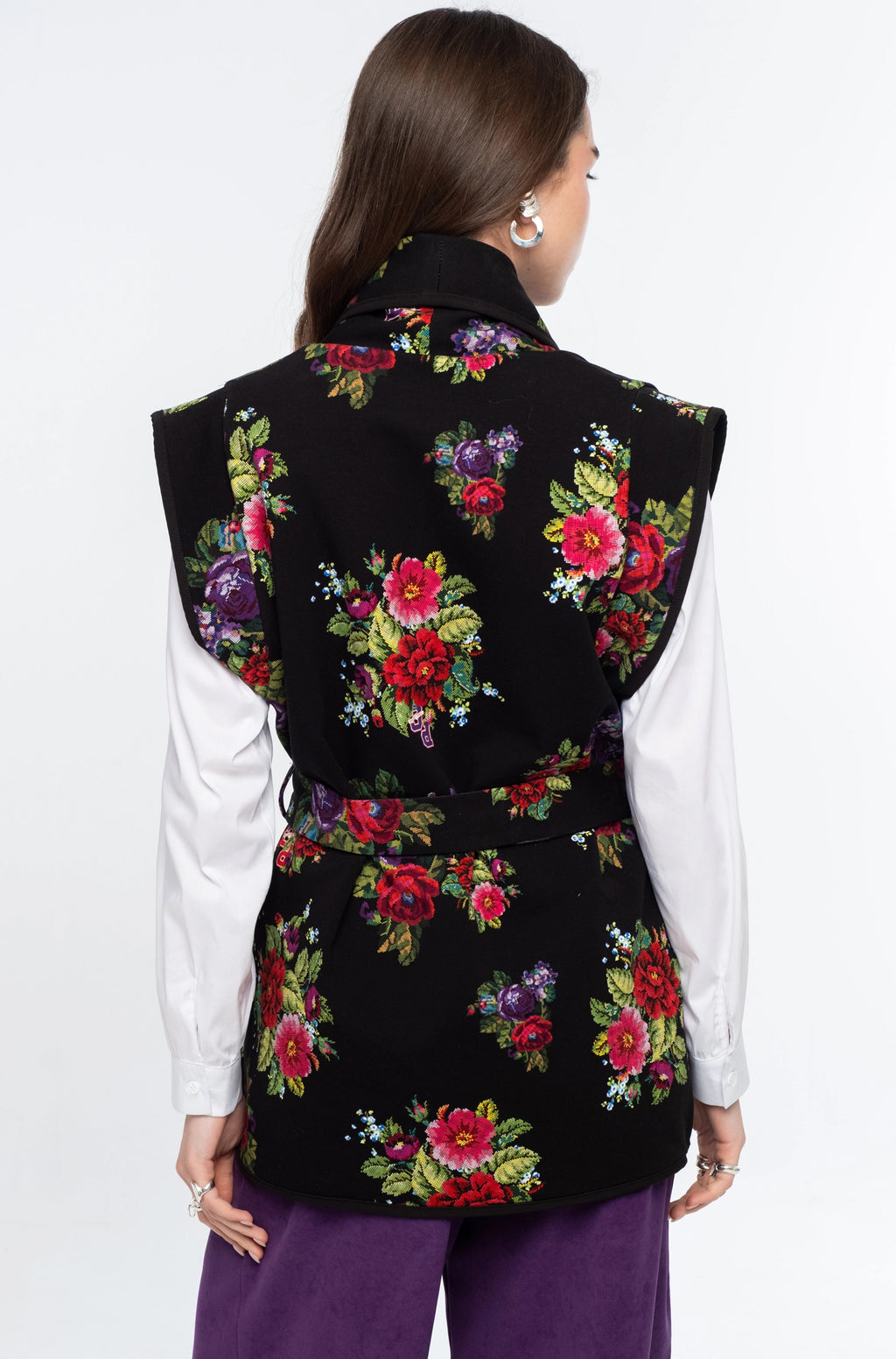 Peace And Chaos Bouqouet Waistcoat - Βαμβακερό