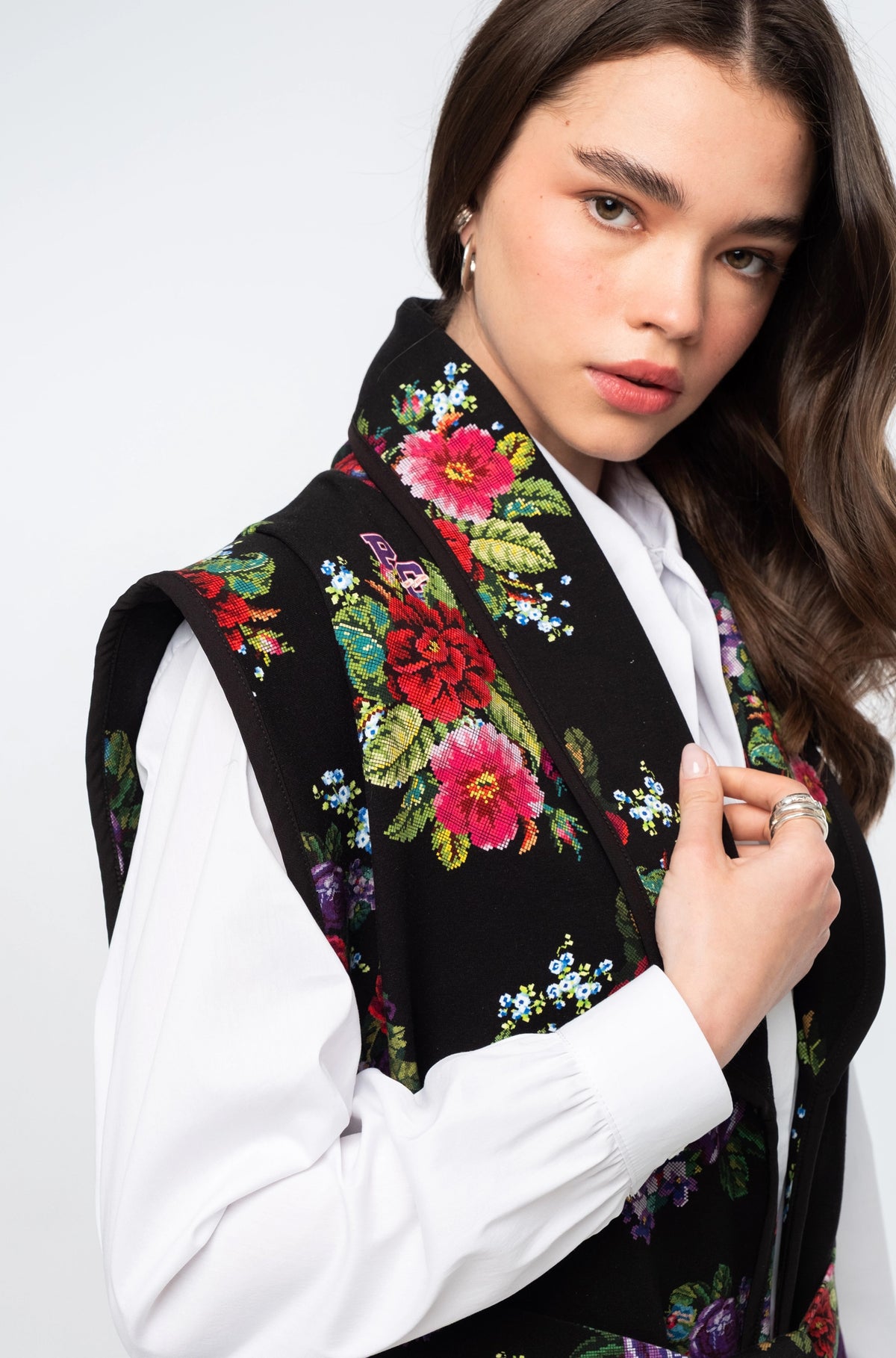 Peace And Chaos Bouqouet Waistcoat - Βαμβακερό