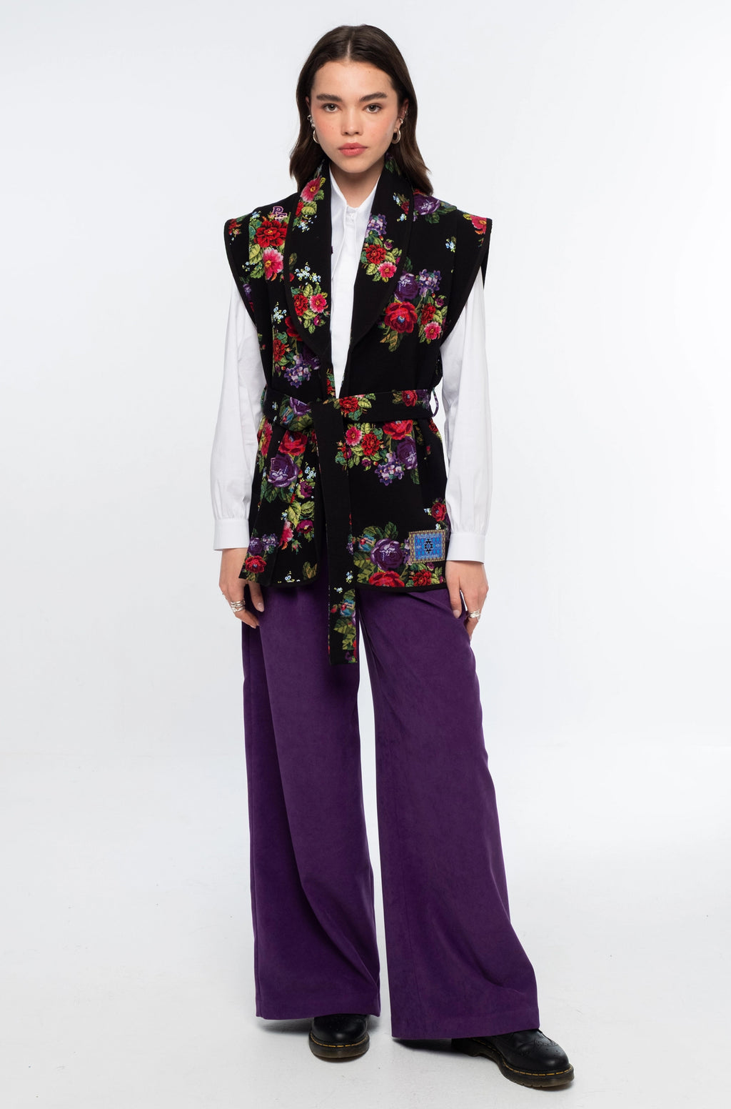Peace And Chaos Bouqouet Waistcoat - Βαμβακερό