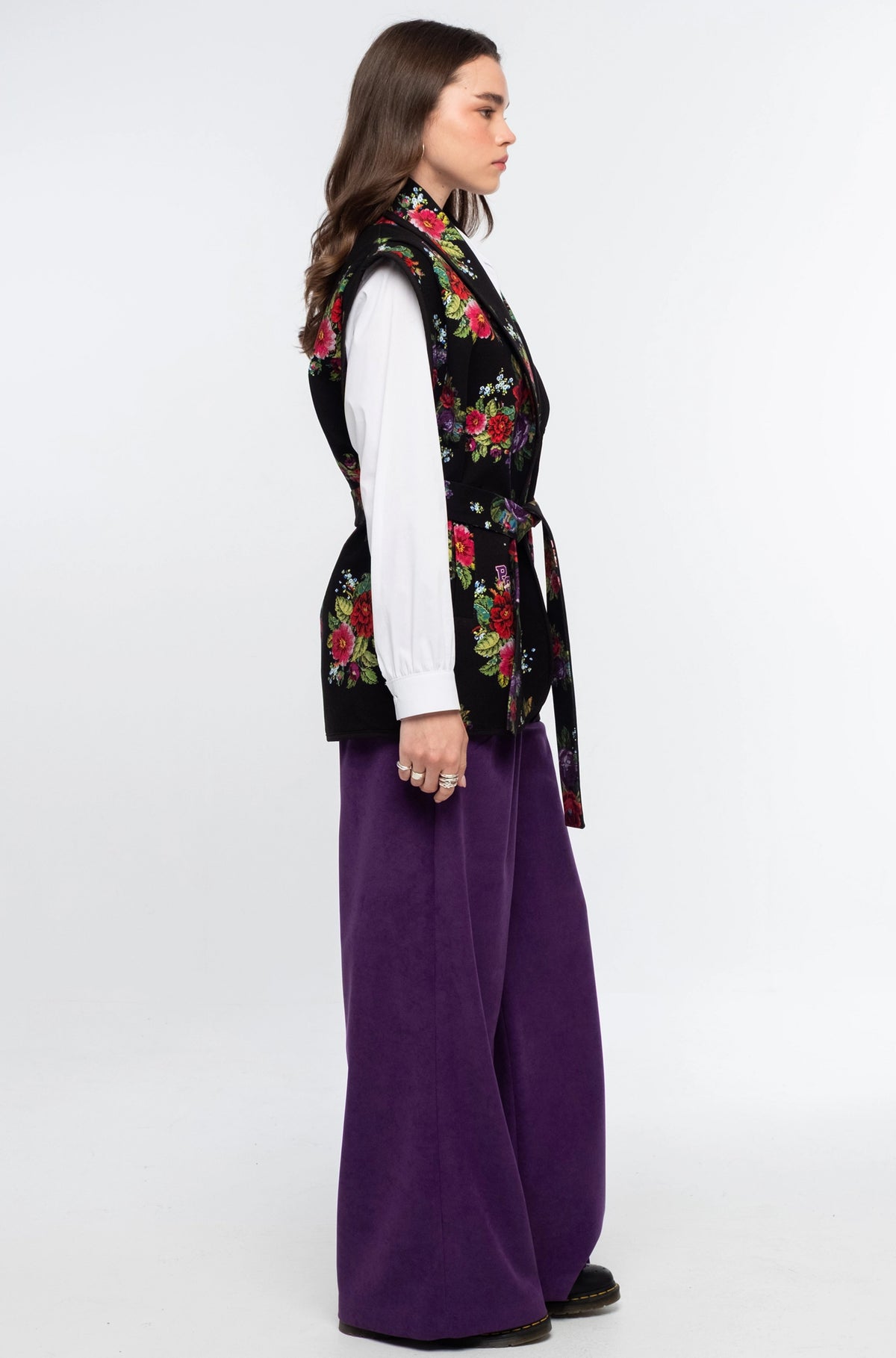 Peace And Chaos Bouqouet Waistcoat - Βαμβακερό